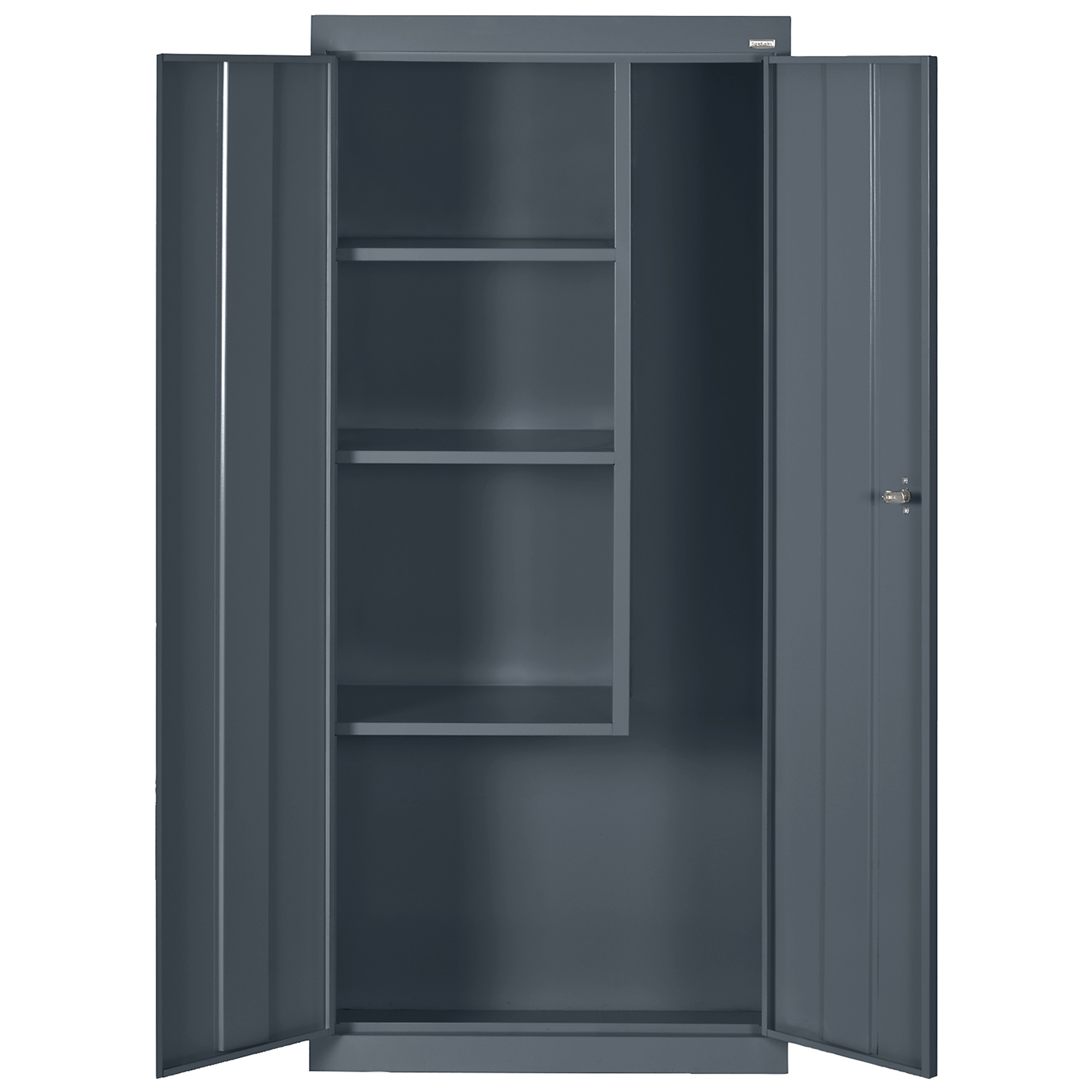 Sandusky, Supply Cabinet 30x18x66 - Charcoal, Height 66 in, Width 30 in, Color Charcoal, Model - Sandusky Lee VFC1301866-02