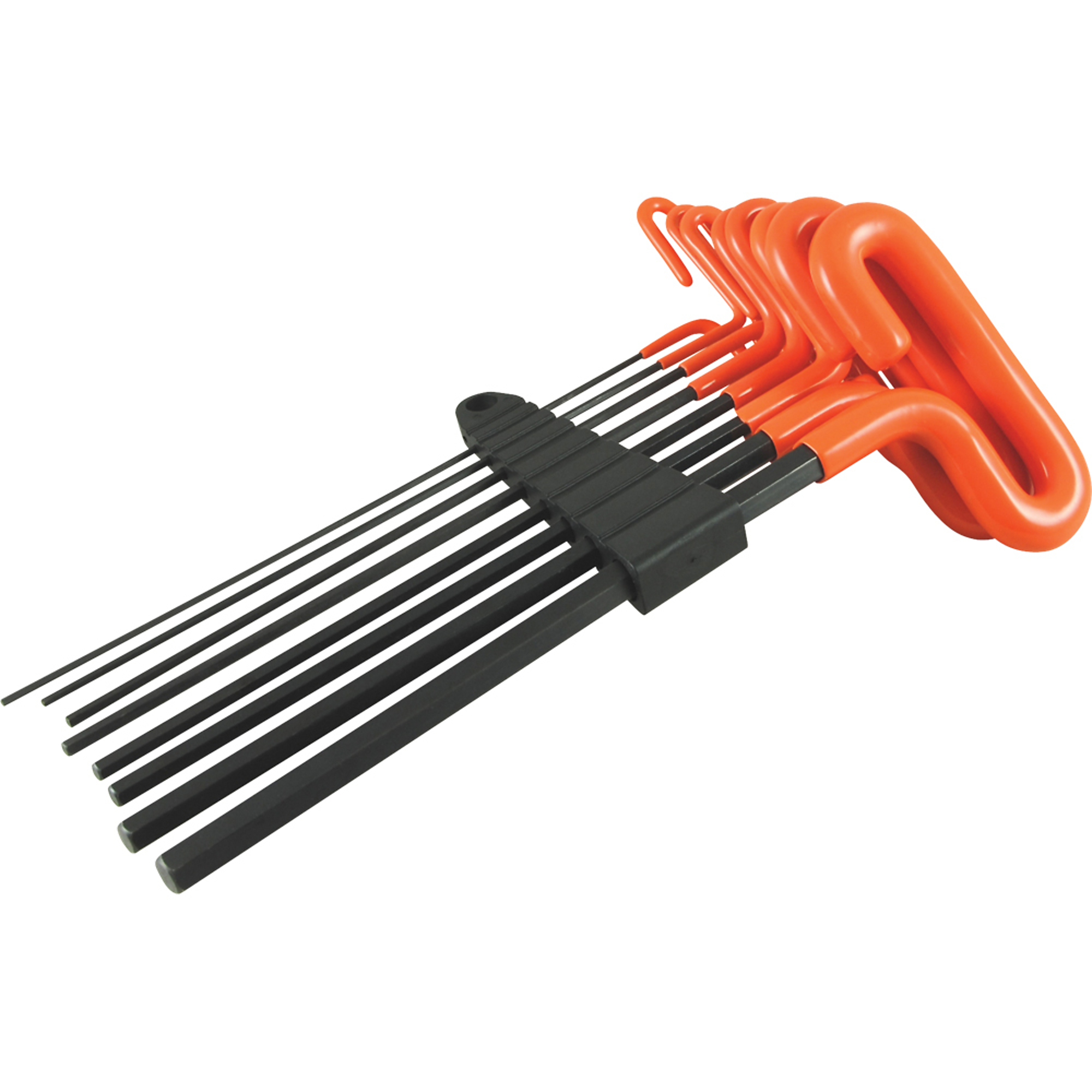 Dynamic Tools, 9Inch Long Loop Handle SAE Hex Key Set, Pieces (qty.) 8 Model D043420