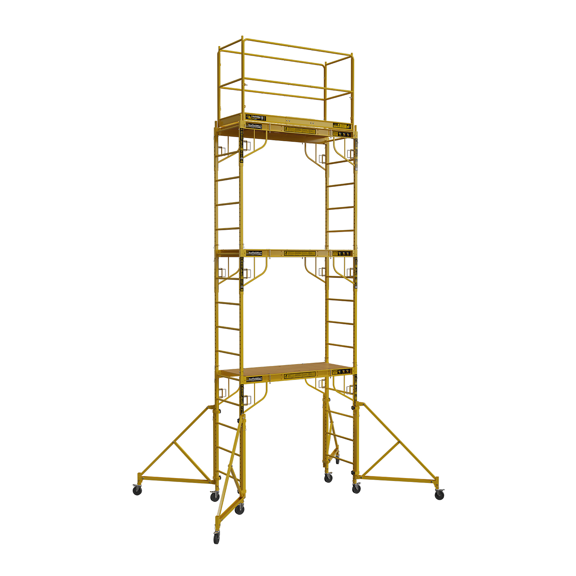 ScaffoldMart, 18ft. Multifunction Tower, Capacity 590 lb, Frame Material Steel, Max. Platform Height 18 ft, Model MFSET18