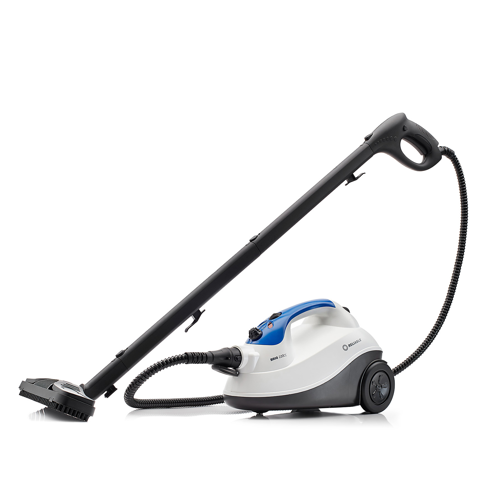 Reliable, BRIO Canister Steam Cleaner, Capacity 0.4 Gal, Max. Steam Pressure 65 PSI, Model 220CC