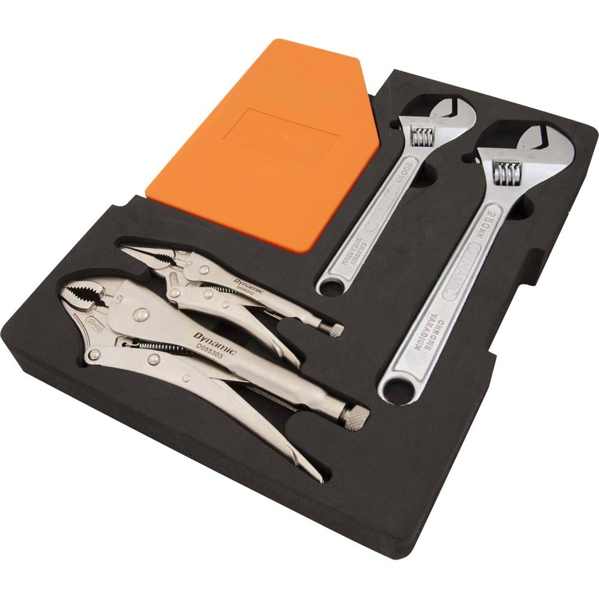 Dynamic Tools, Hex Key, Locking Pliers and Adjustable Wrench Set, Pieces (qty.) 6 Model D105104