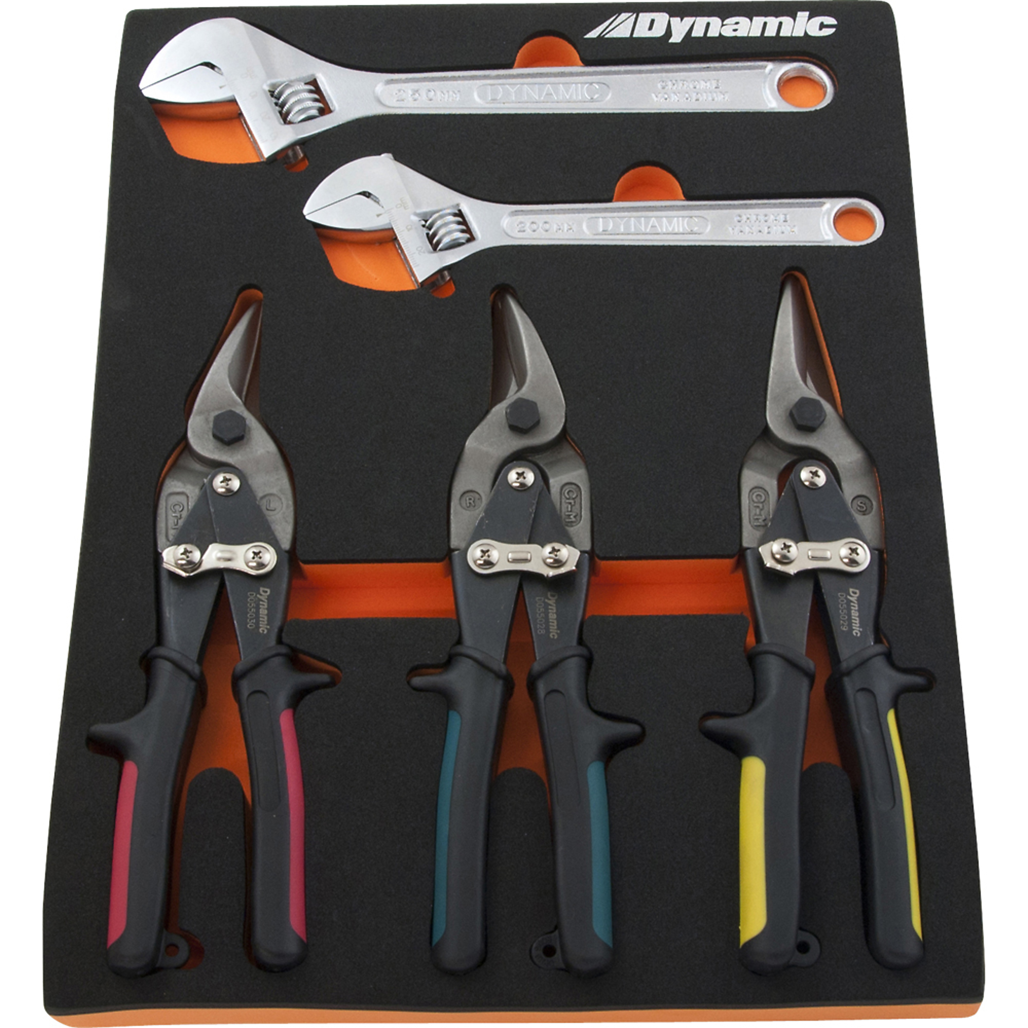 Dynamic Tools, 6 Piece Aviation Snip Adjustable Wrench Set, Pieces (qty.) 6 Model D096001-FT8T