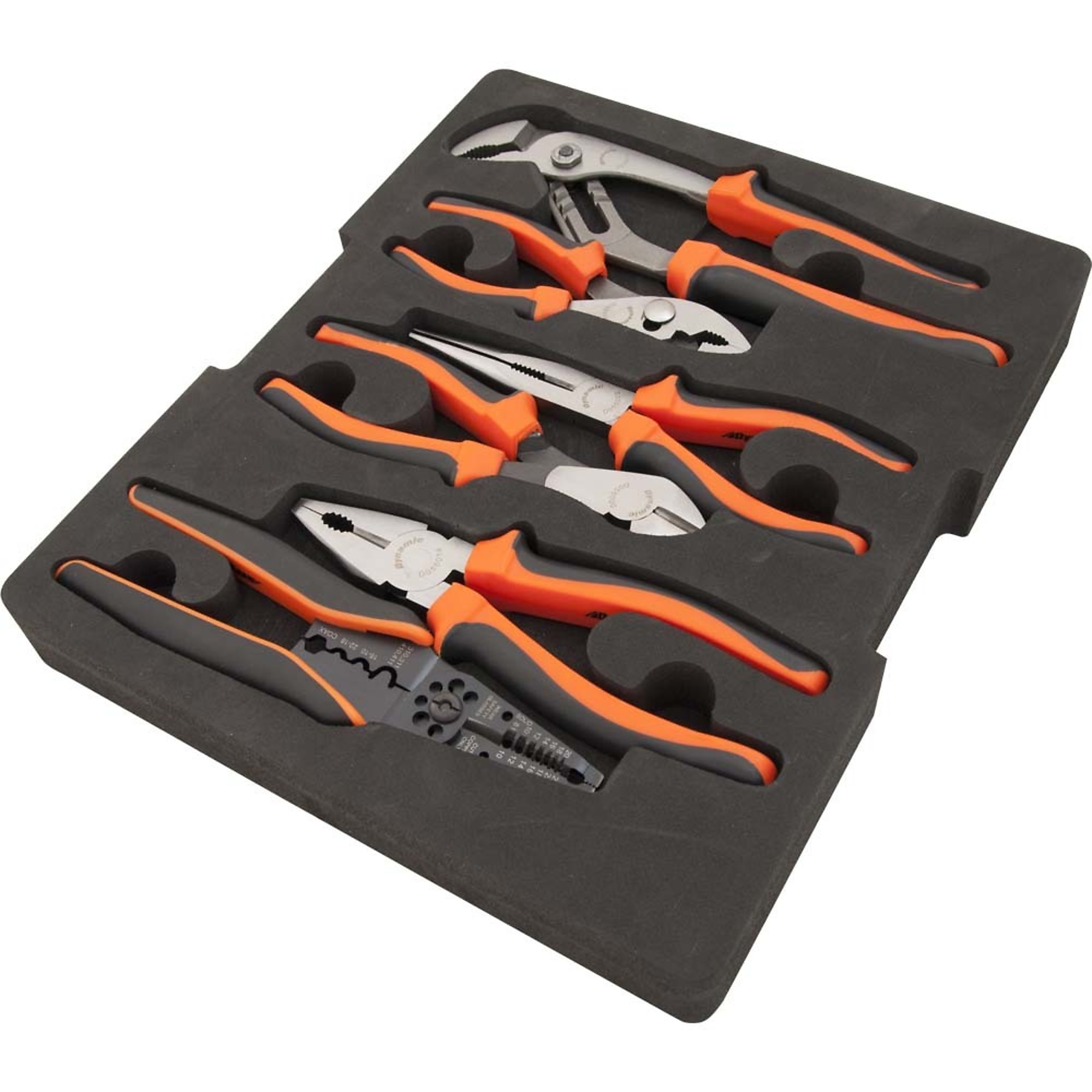 Dynamic Tools, 7 Piece Pliers and Wire Stripper Set, Pieces (qty.) 7 Model D105105