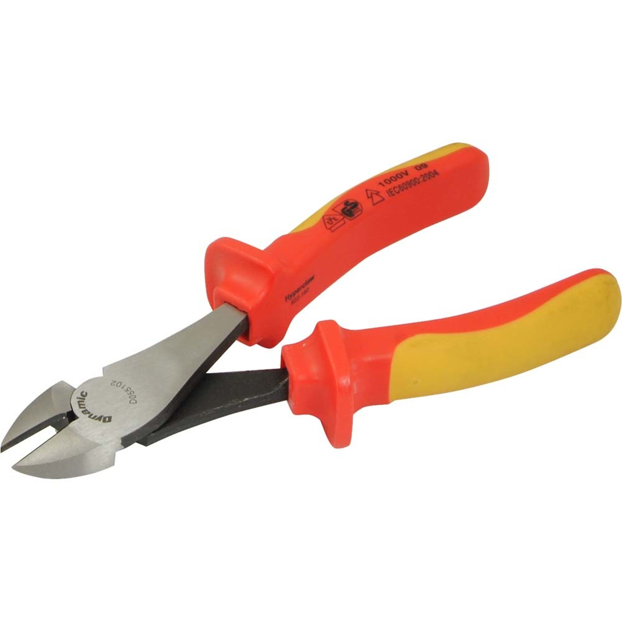 Dynamic Tools, 6Inch Diagonal Cutting Pliers, 1000V Insulated, Blade Size 0.75 in, Tool Length 6 in, Model D055102