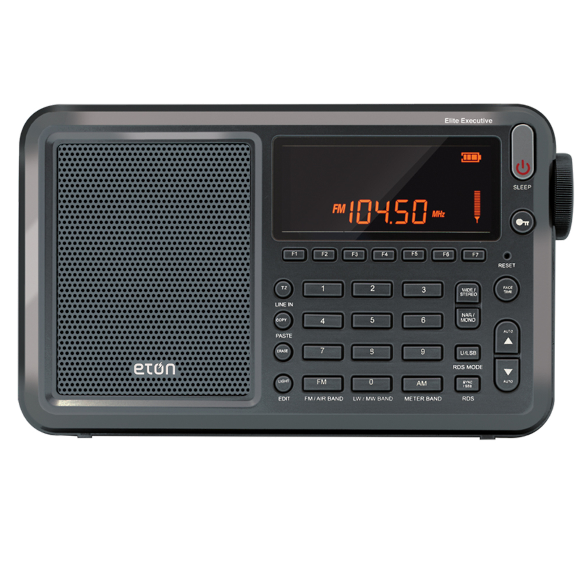 eton American Red Cross, Elite Exec. Color AM, MW, FM, RDS, LW, SW Radio, Display Type LCD, Model NELITEEXECUTIVE