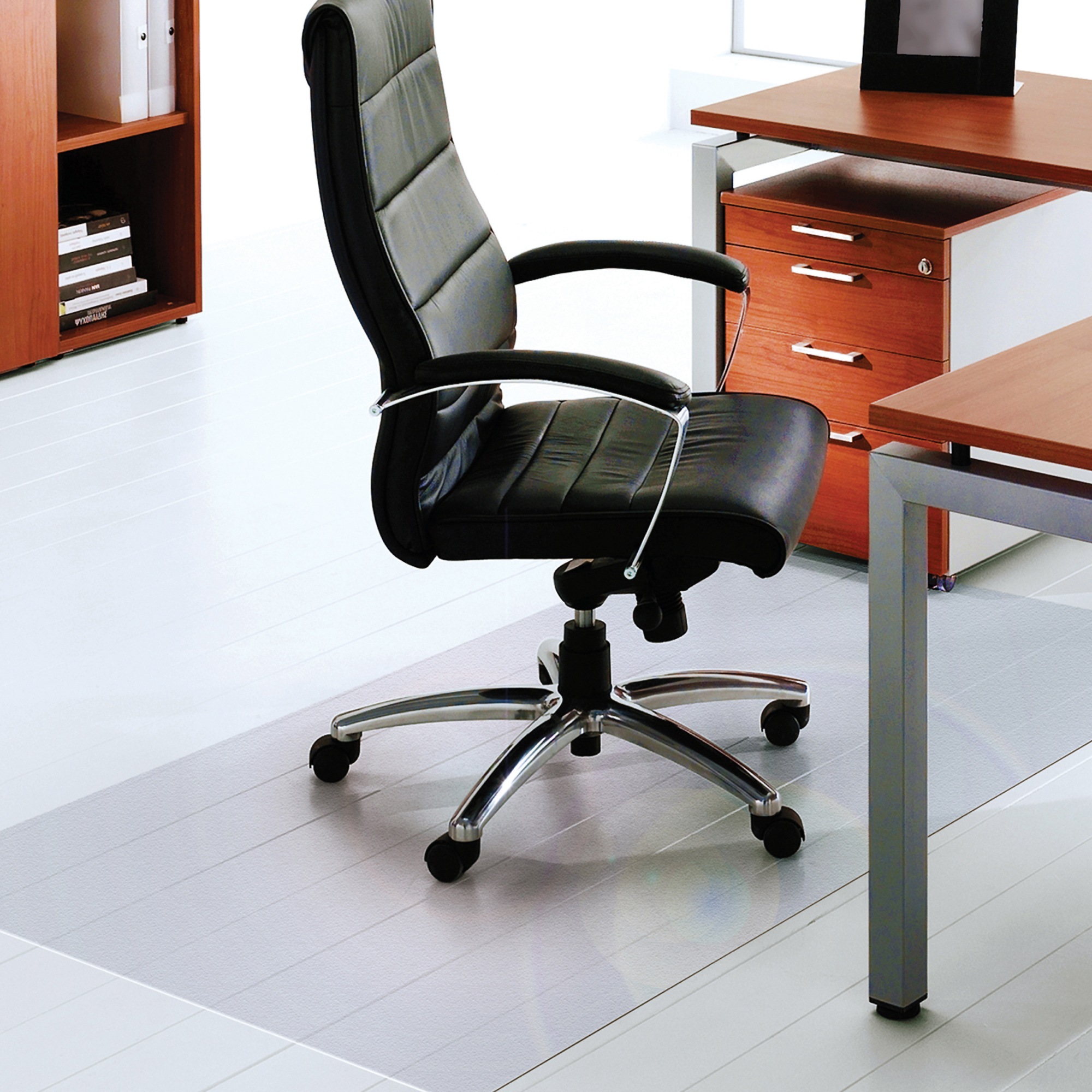FLOORTEX Ultimat , Ultimat XXL Chair Mat Hard Floors - 71Inch x 79Inch, Length 79 in, Width 71 in, Material Plastic, Model FR1218020019ER