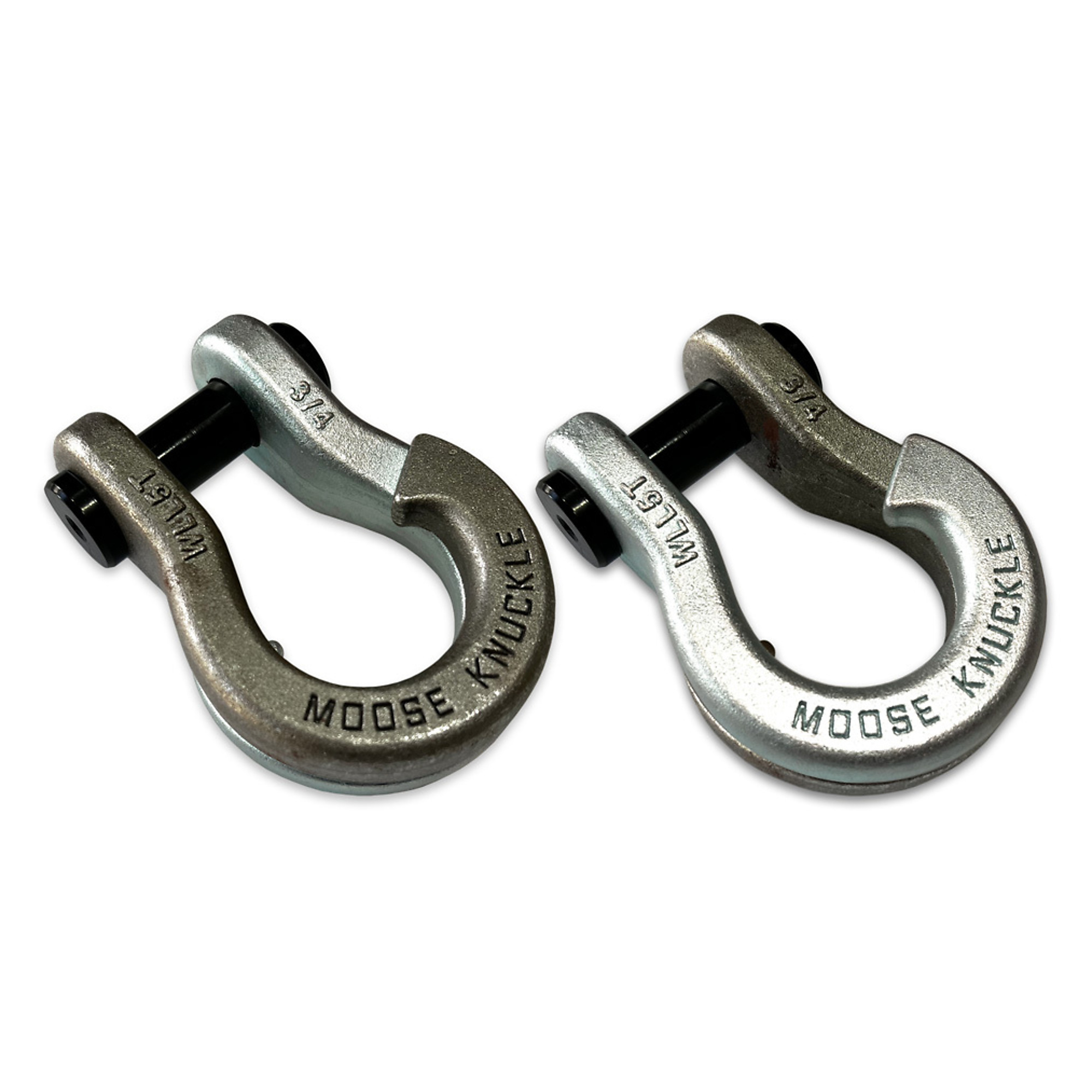 Moose Knuckle Offroad, 3/4 Jowl Split Shackle Raw Dog / Nice Gal, Working Load Limit 10000 lb, Model FN000020-181