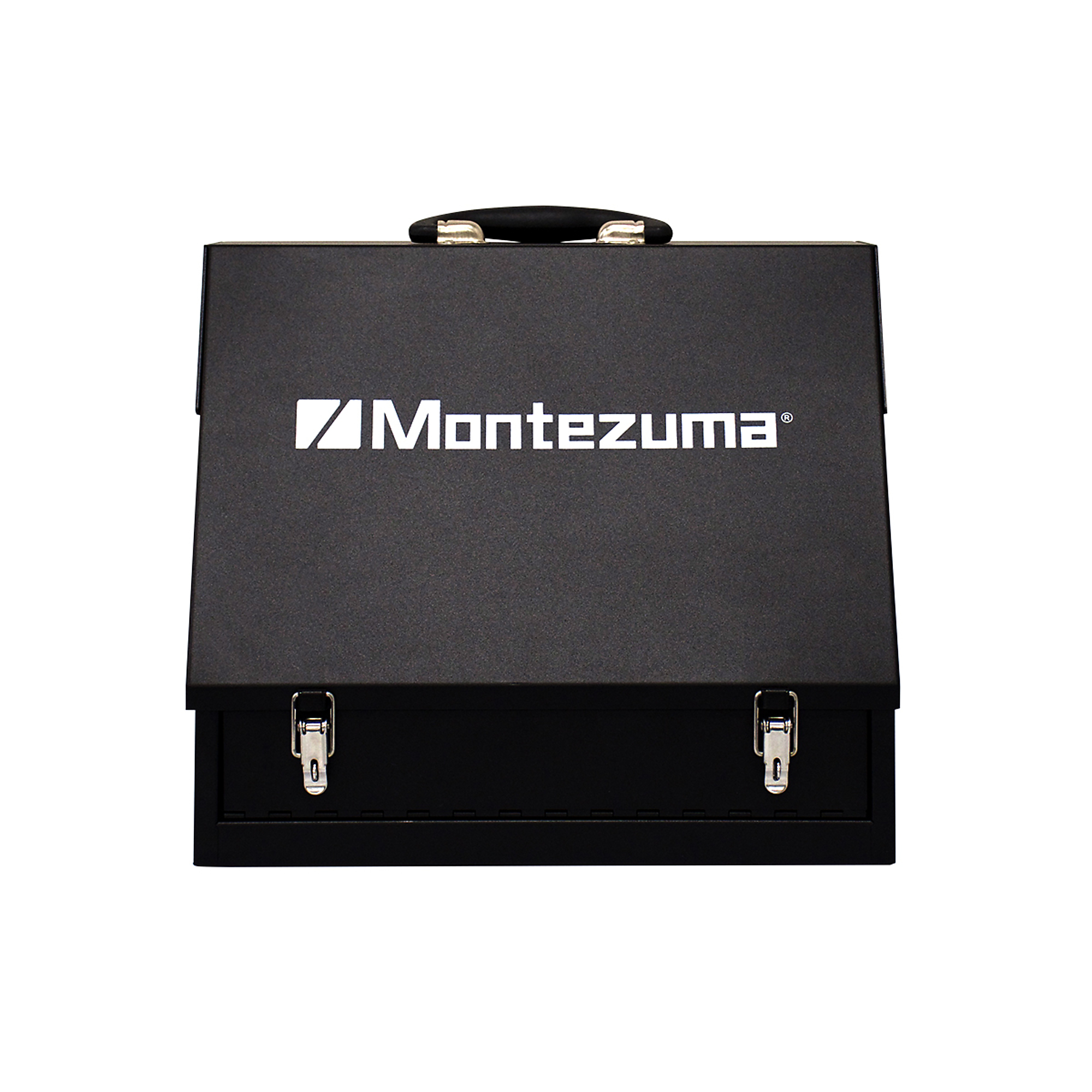 Montezuma, Hand Held Montezuma ShopBox, Width 15.4 in, Height 13.125 in, Color Black, Model SB150B