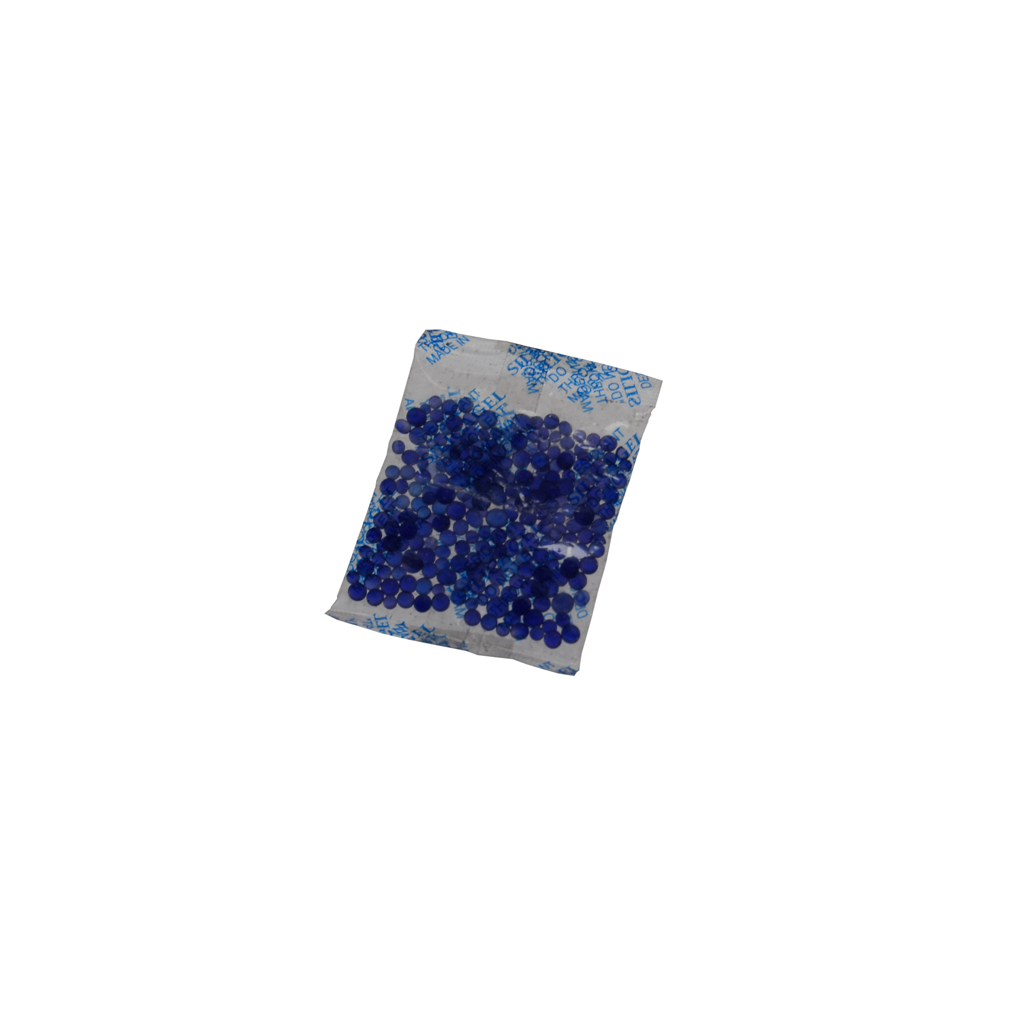 Vestil, Moisture absorbing Blue silica gel 1250 pack, Height 0.13 in, Length 2.5 in, Model BSG-5G
