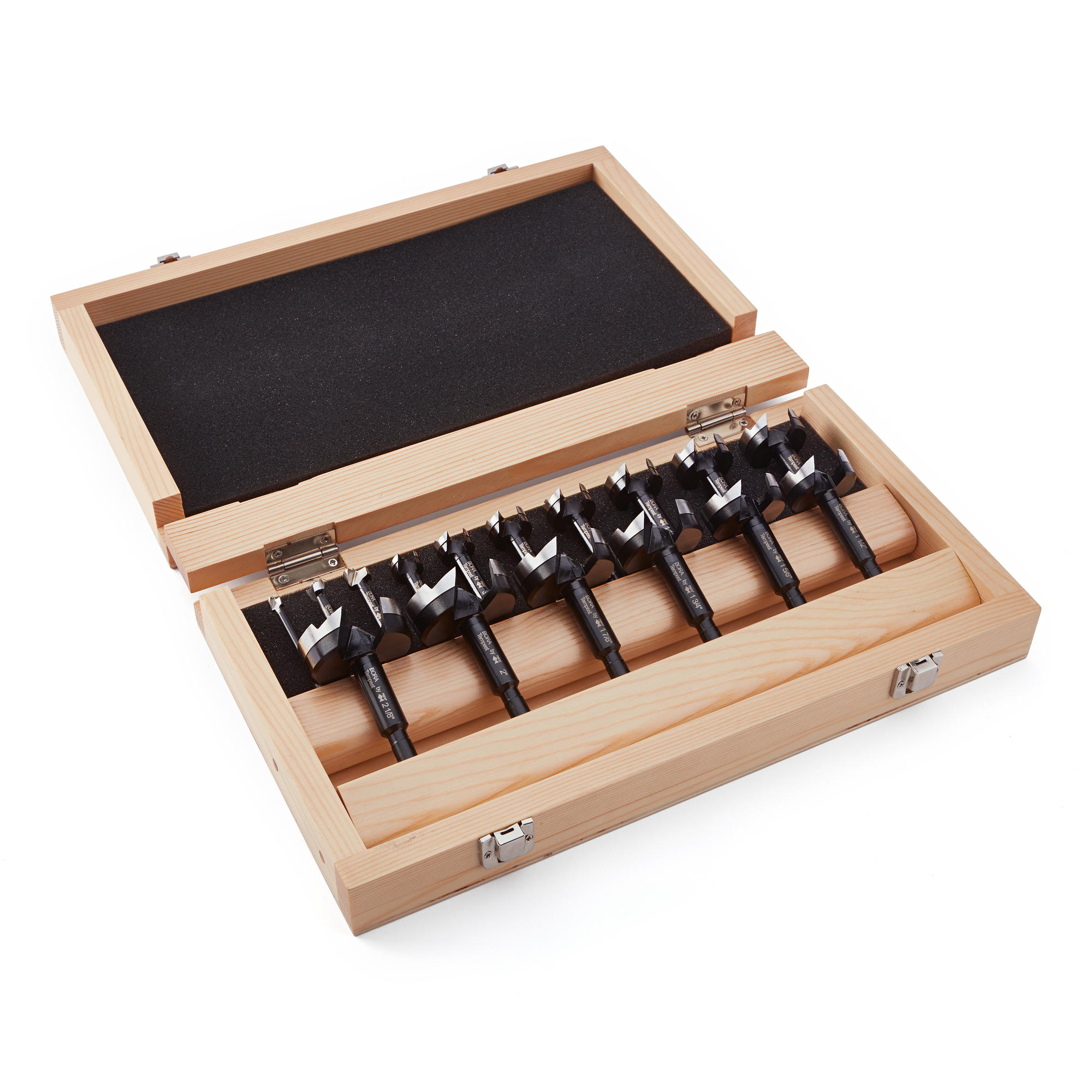 BORA, Tempest Forstner Bit: 16 Pc Set in Wood Box, Included (qty.) 1 Model BFB-009881