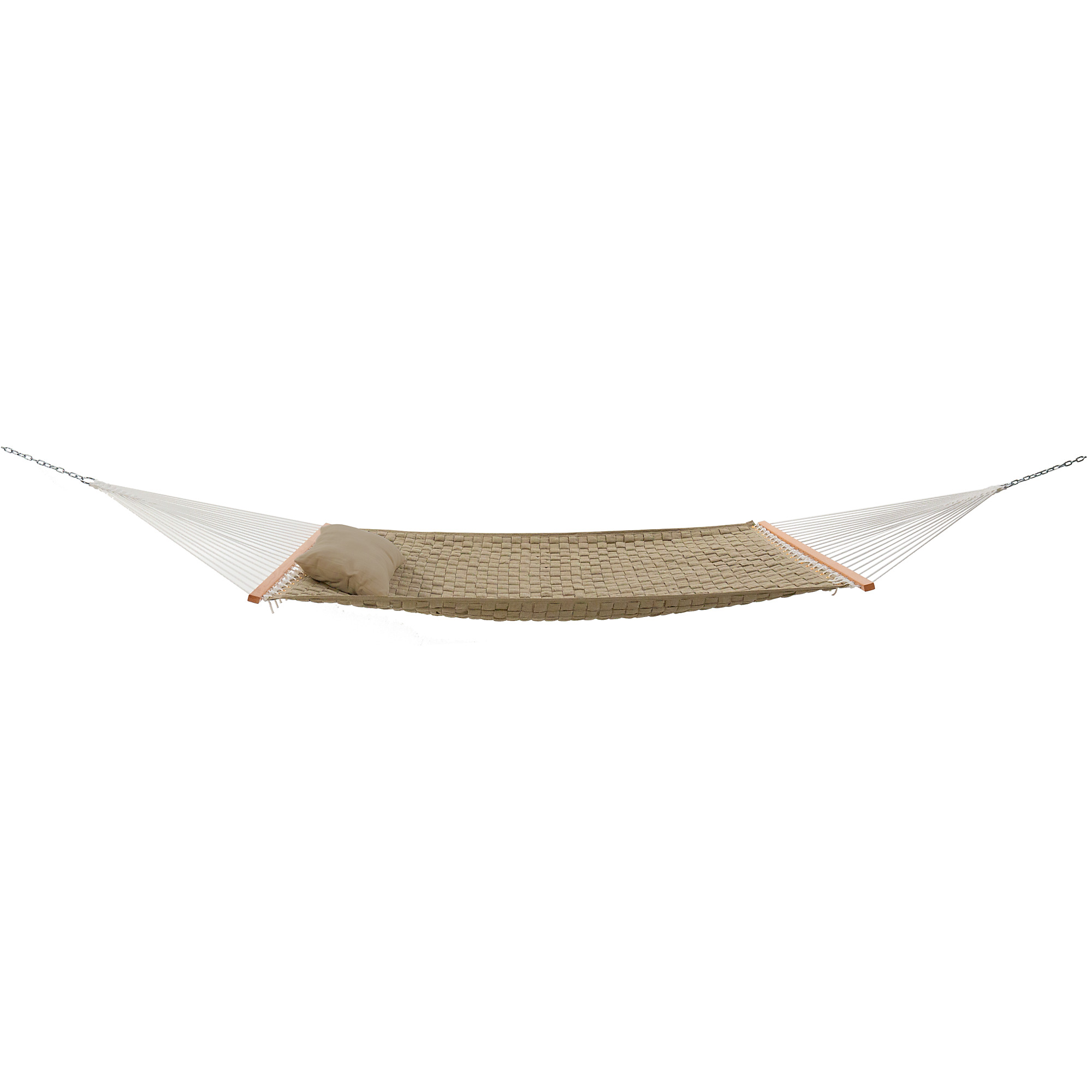 Castaway Living, Castaway Soft Weave Hammock, Color Taupe, Capacity 450 lb, Material Polyester, Model SQ-WEAVEPFLWPSB