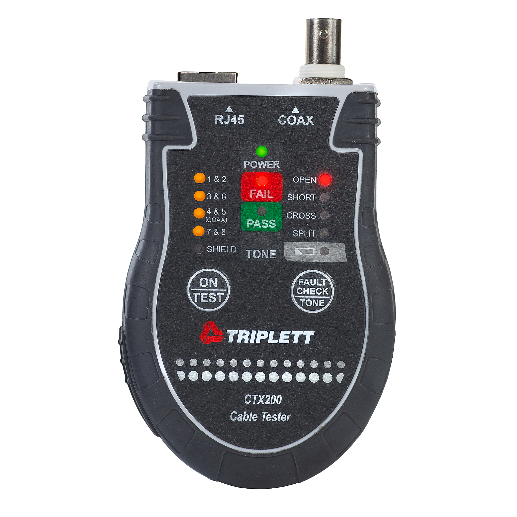 Triplett, Pocket CAT, CAT5/6 - Coax Tester/Toner, Model CTX200