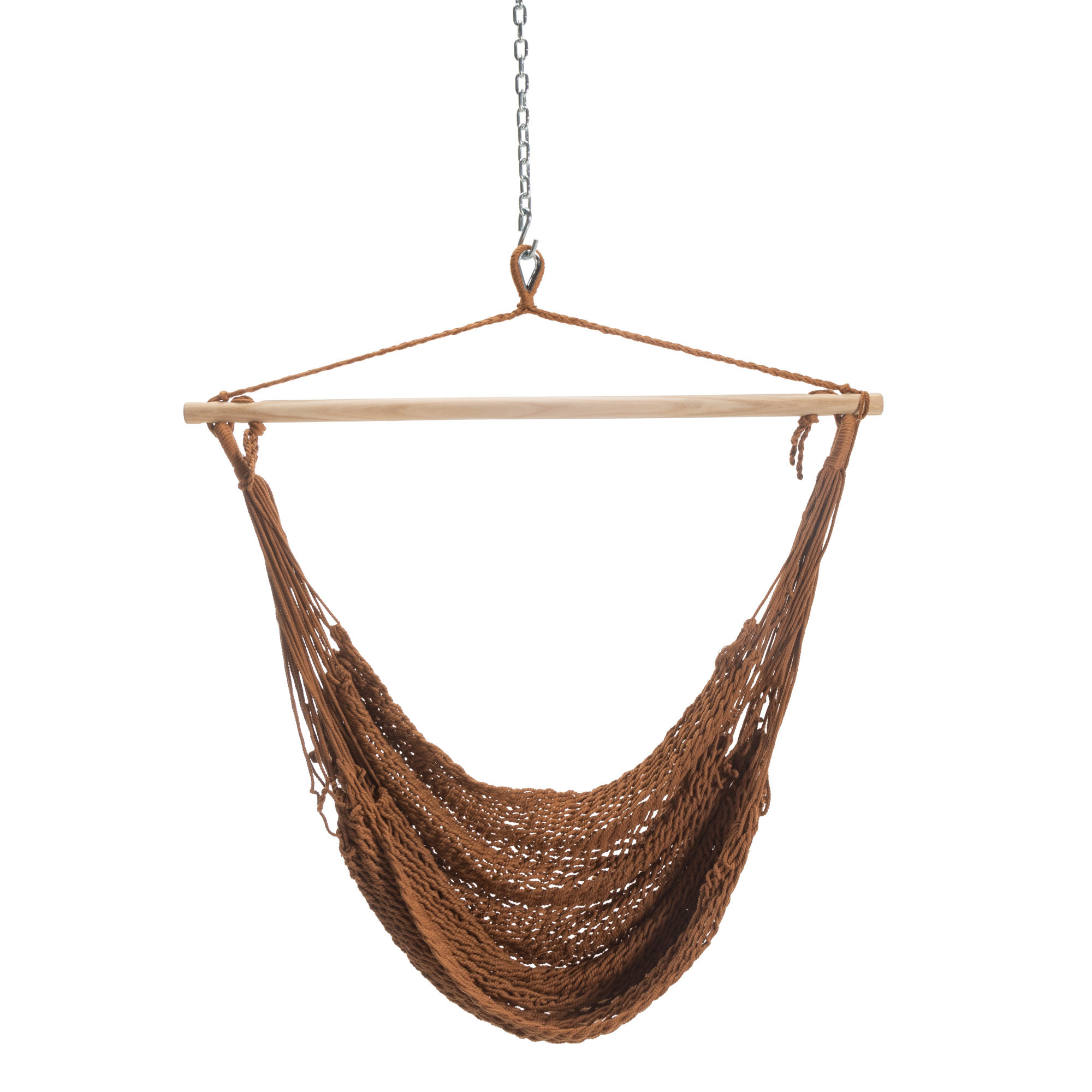 Castaway Living, Single Polyester Rope Swing - Brown, Color Brown, Capacity 250 lb, Material Polyester, Model 311AB