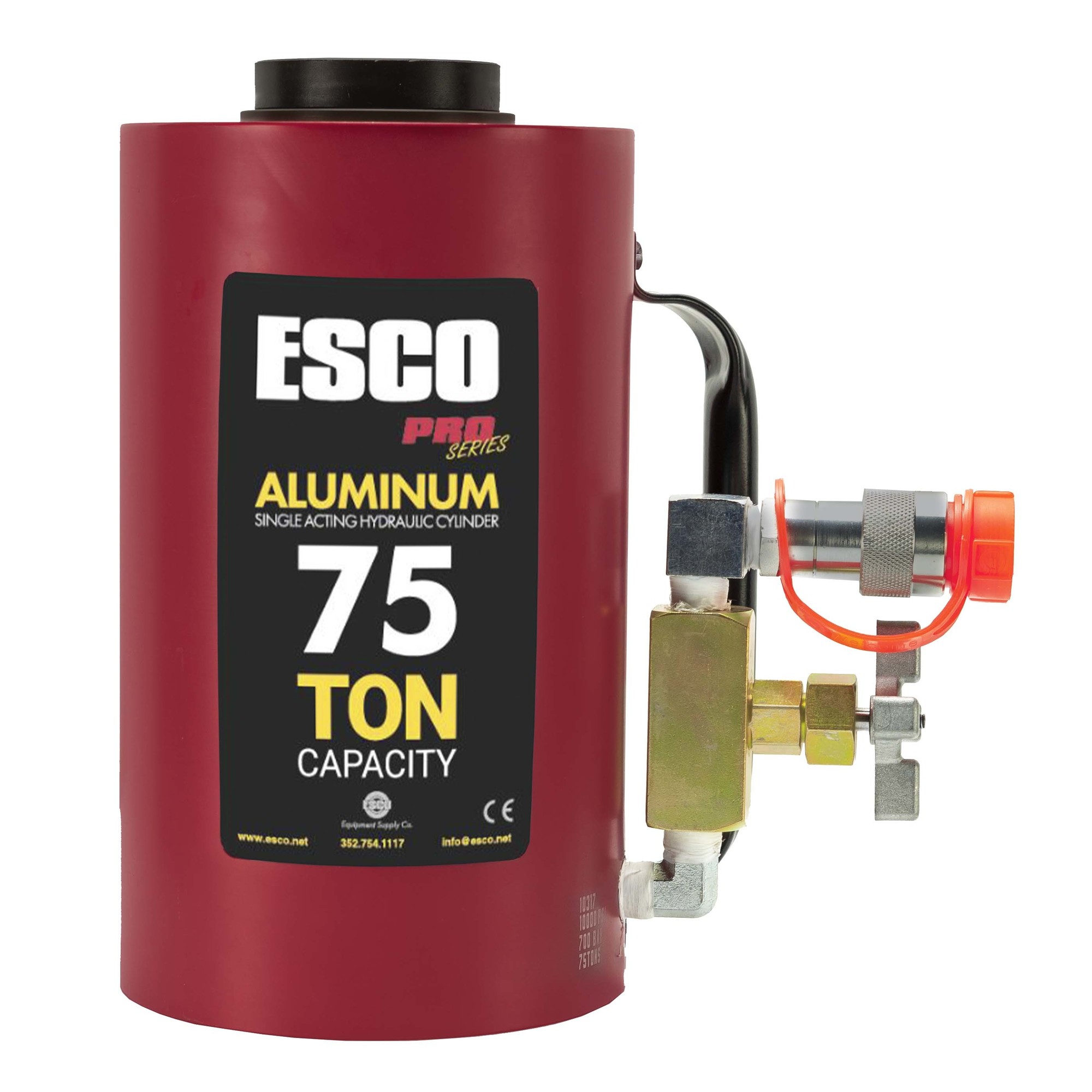 ESCO, 75 Ton Aluminum Jack, Lift Capacity 75 Tons, Model 10317