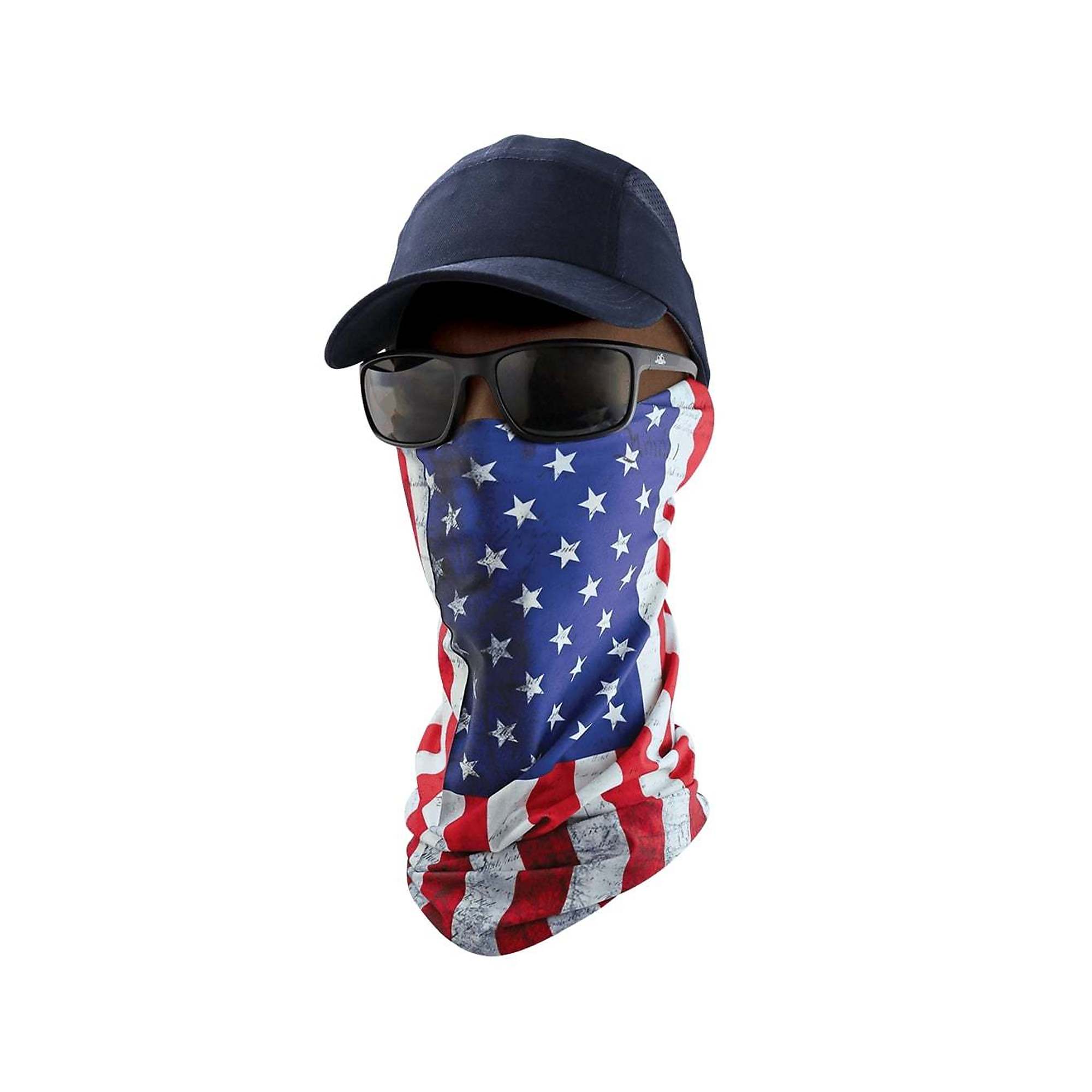 FrogWear, Cooling Neck Gaiter, U.S.A. Flag Design - 6 Pack, Size One Size, Material Polyester Spandex, Model NG-401