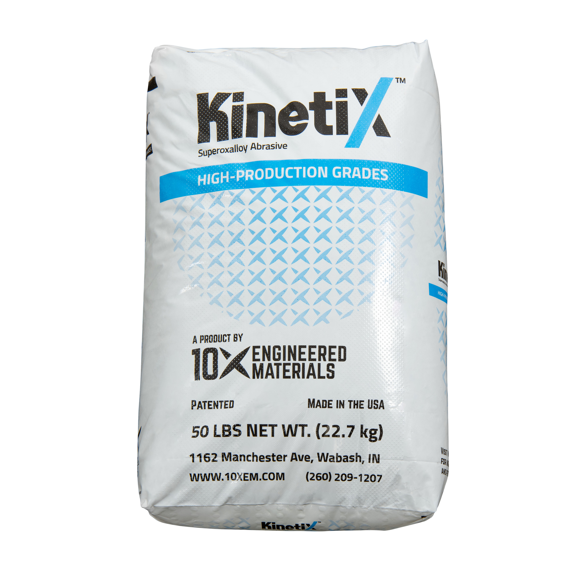 KinetiX, 20/70 High Prod. Abrasive Blast Media â 50Lb Bag, Material Superoxalloy, Grade Coarse, Pieces (qty.) 1 Model 20/70-50
