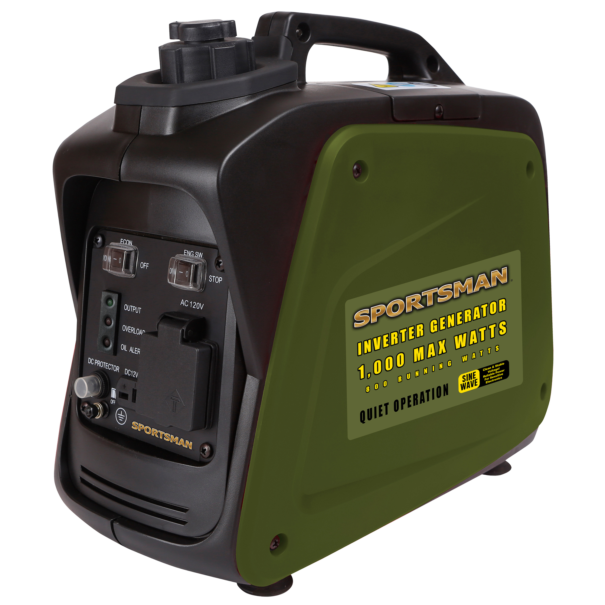 Sportsman, 1000 Surge Watts Gas Portable Inverter Generator, Voltage 120 Model GEN1000I