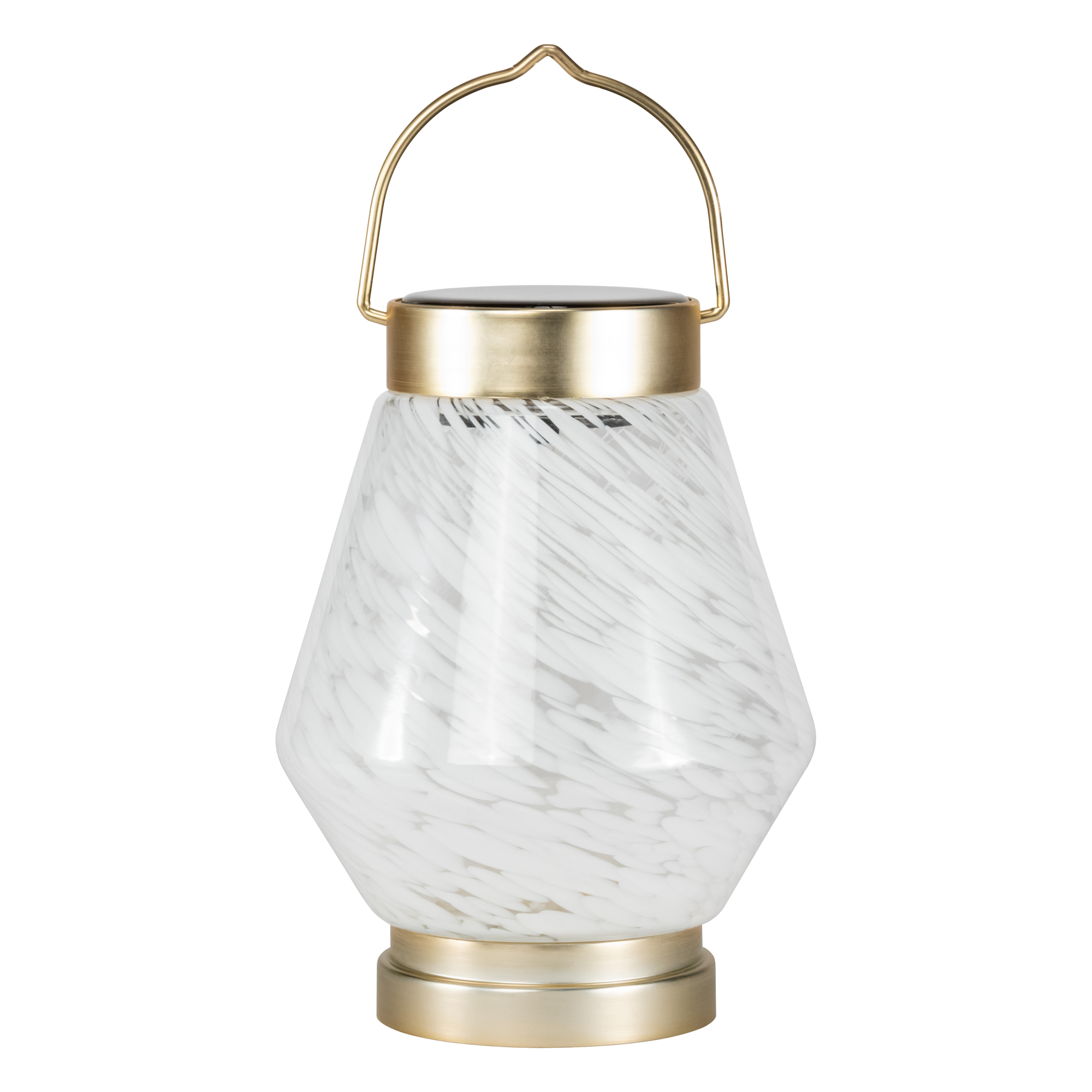 Allsop Home and Garden, Boaters Glass Solar Lantern - White Cone, Color White, Included (qty.) 1 Model 32410