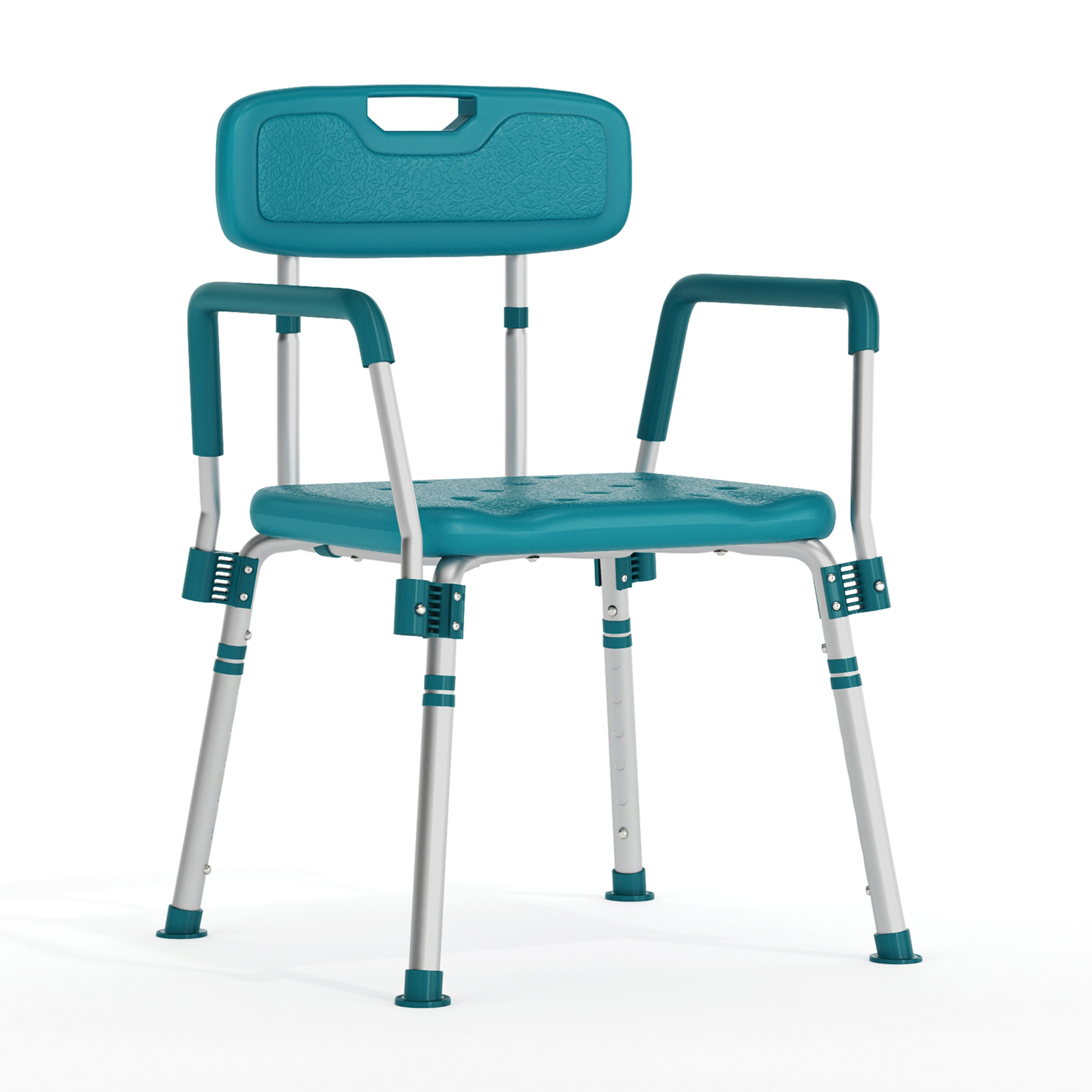 Flash Furniture, Quick Release Back Arm Teal Shower Chair, Includes (qty.) 1 Model DCHY3523LTL