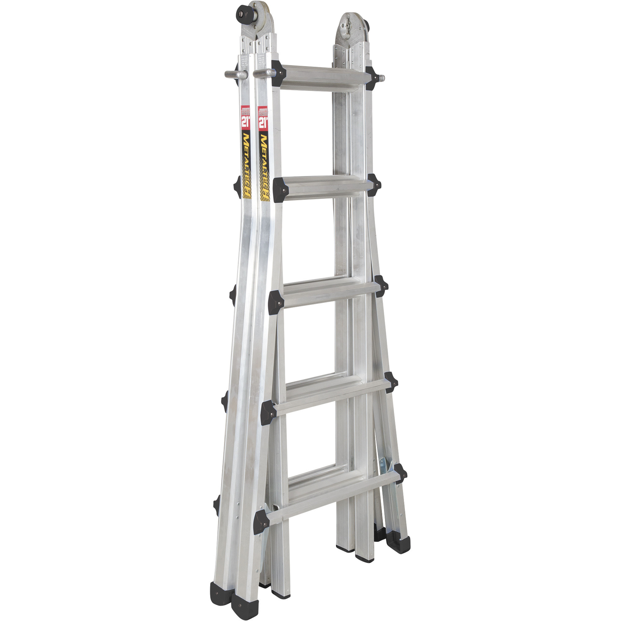 21ft. Telescoping Type 1A Multi-Position Ladder — 300-Lb. Capacity, Model - Metaltech E-MTL7200AL