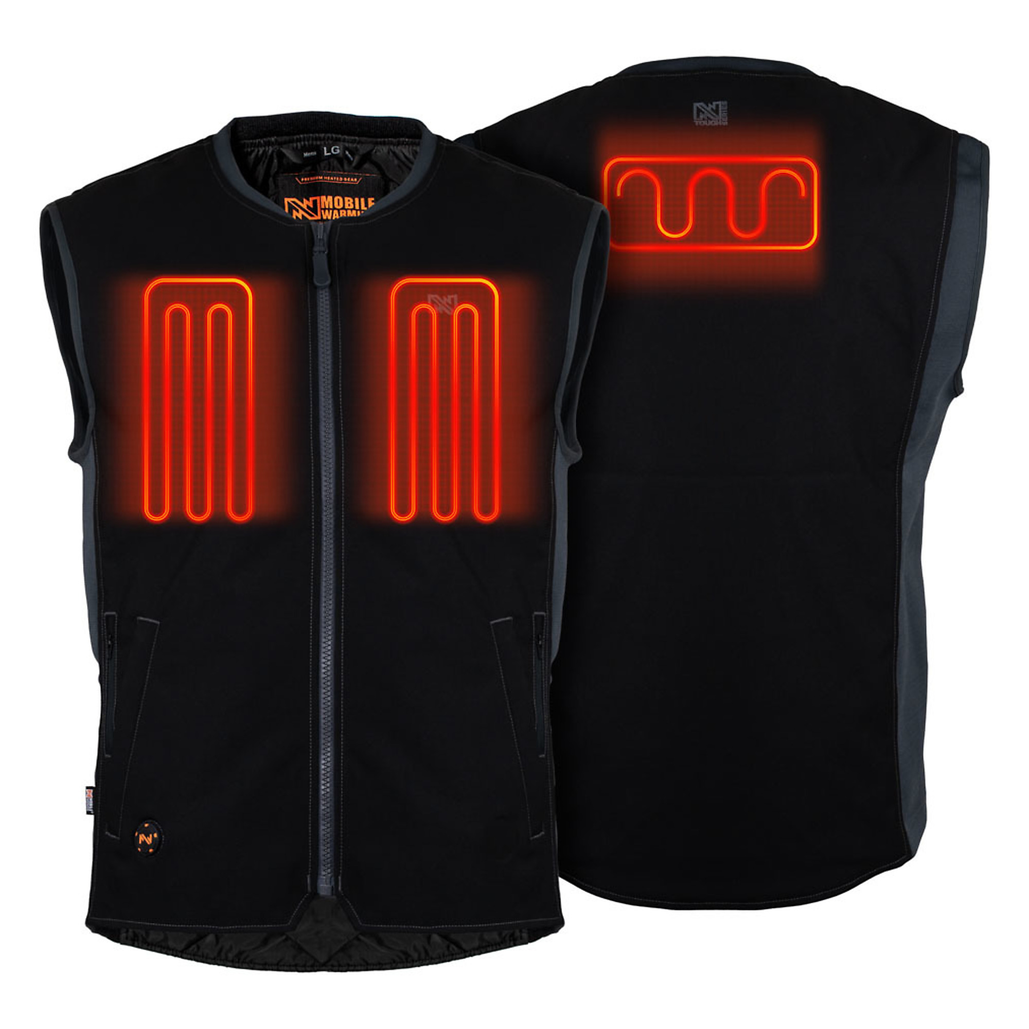 Fieldsheer, Men's UTW Pro Heated Vest with 7.4v Battery, Size 3XL, Color Black, Model MWMV25010723