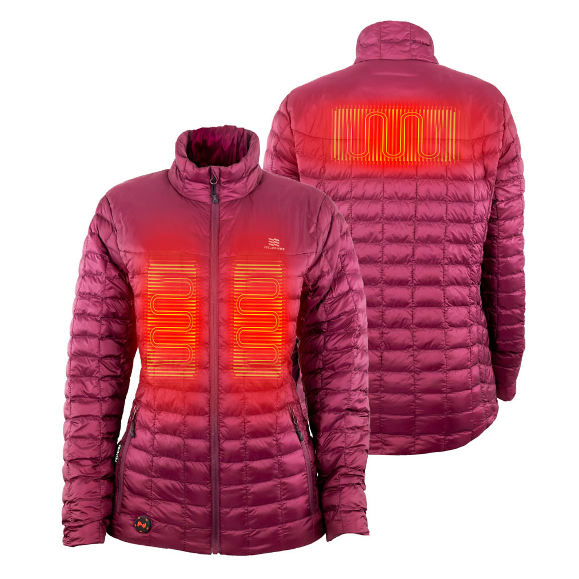 Fieldsheer, Women's 7.4v Backcountry Heated Jacket, Size XS, Color Red, Model MWWJ04310120