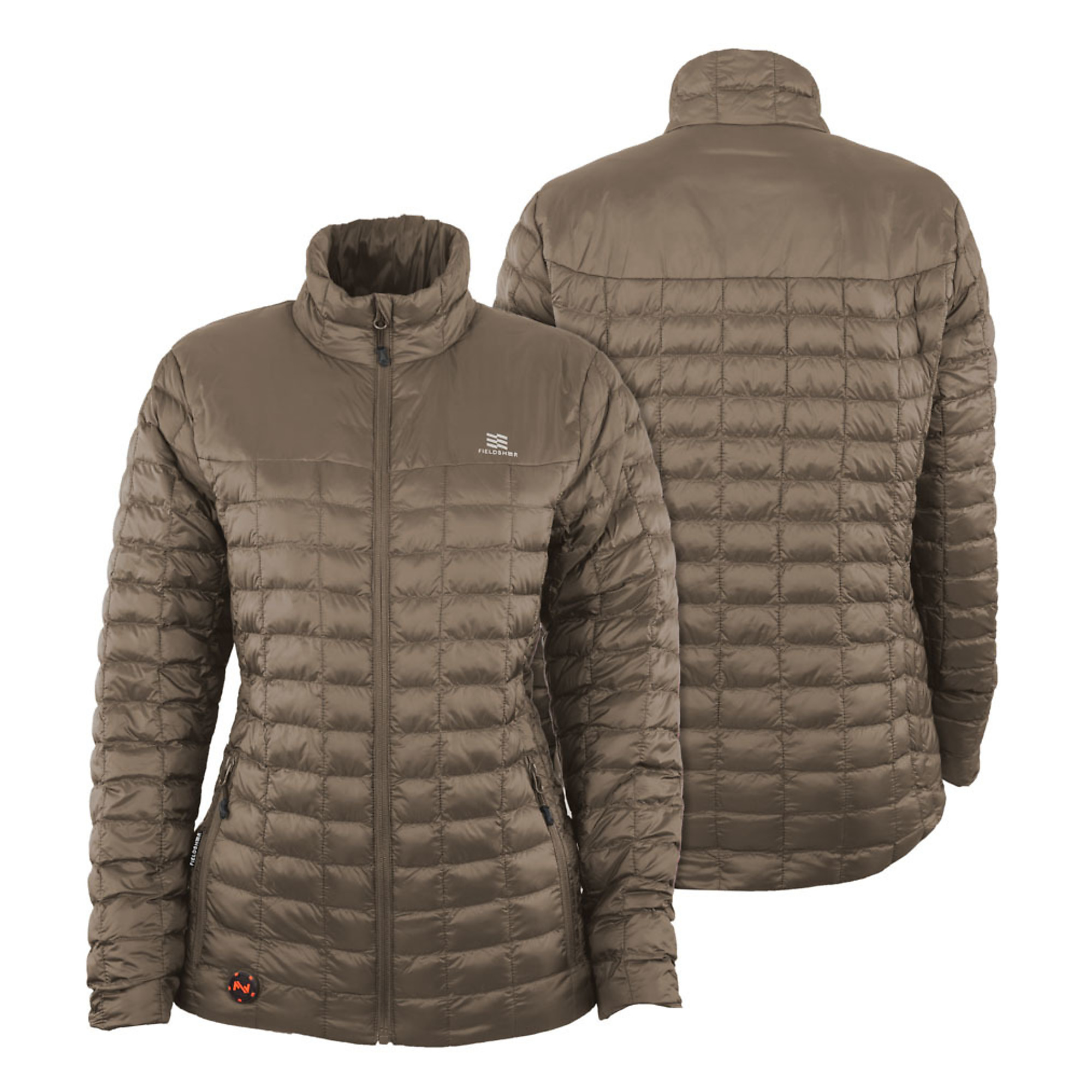 Fieldsheer, Women's 7.4v Backcountry Heated Jacket, Size S, Color Tan, Model MWWJ04340221
