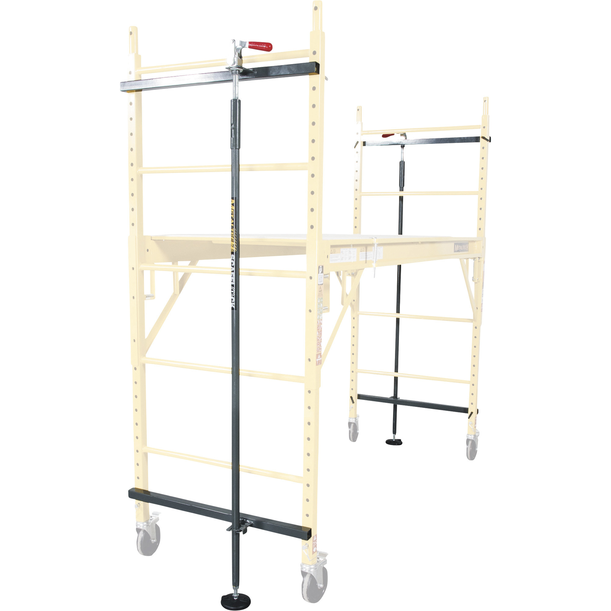 Metaltech Scafflock 6ft. Safety Brakes, Pair, Model I-ISL