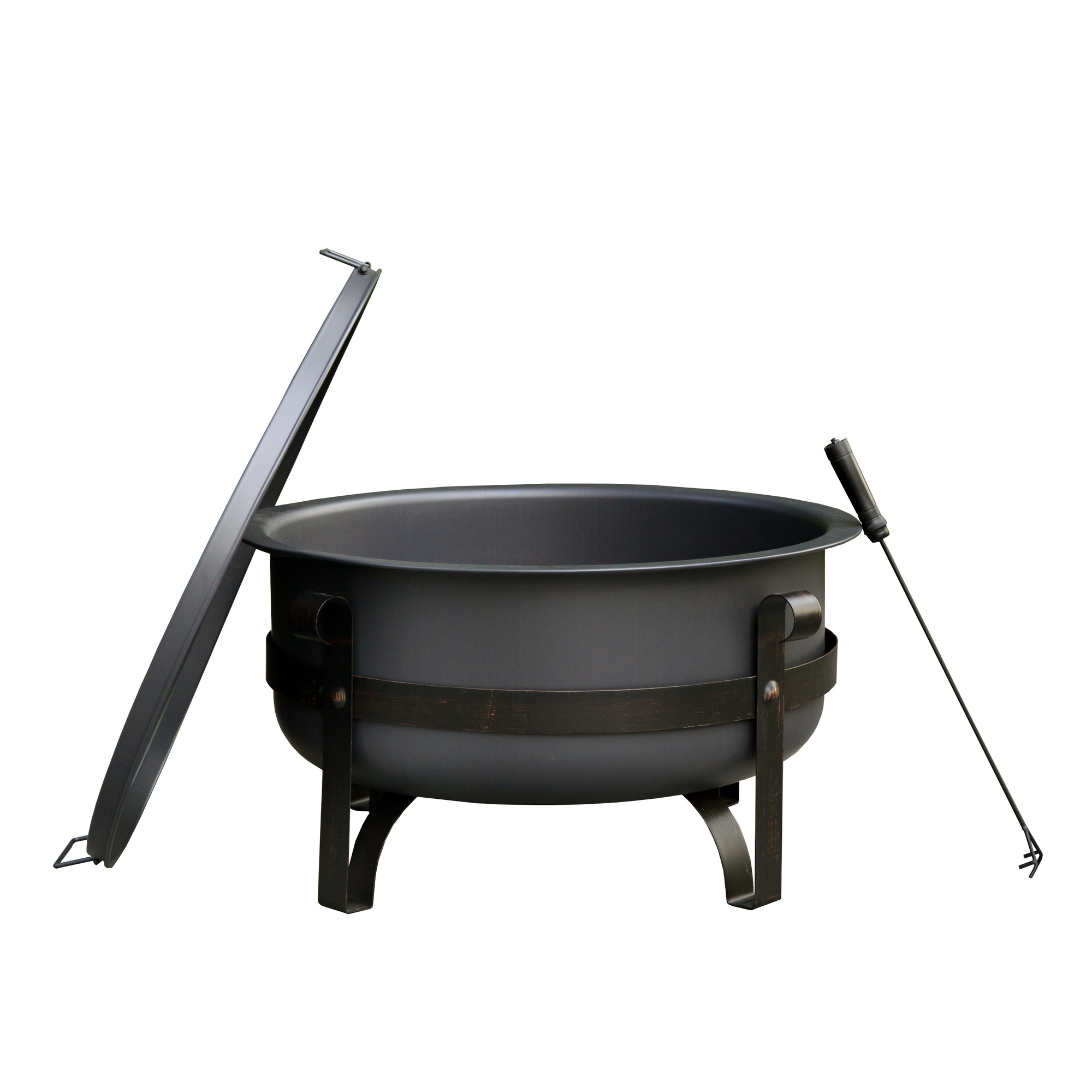 Bond, Essex Wood Burning Fire Pit, Fuel Type Wood, Diameter 32.91 in, Material Combination, Model 52129
