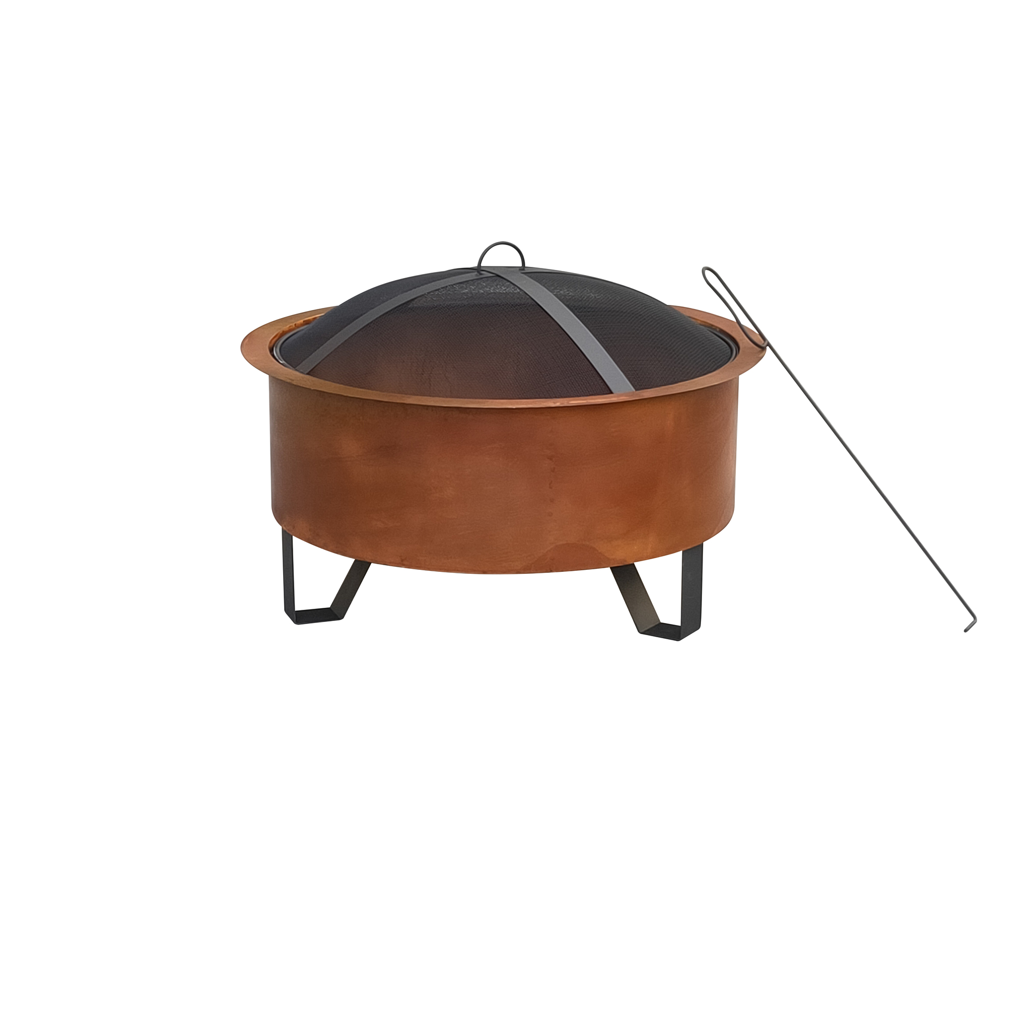 Bond, Tripoli 26Inch Wood Burning Fire Pit, Fuel Type Wood, Diameter 26 in, Material Combination, Model 52120