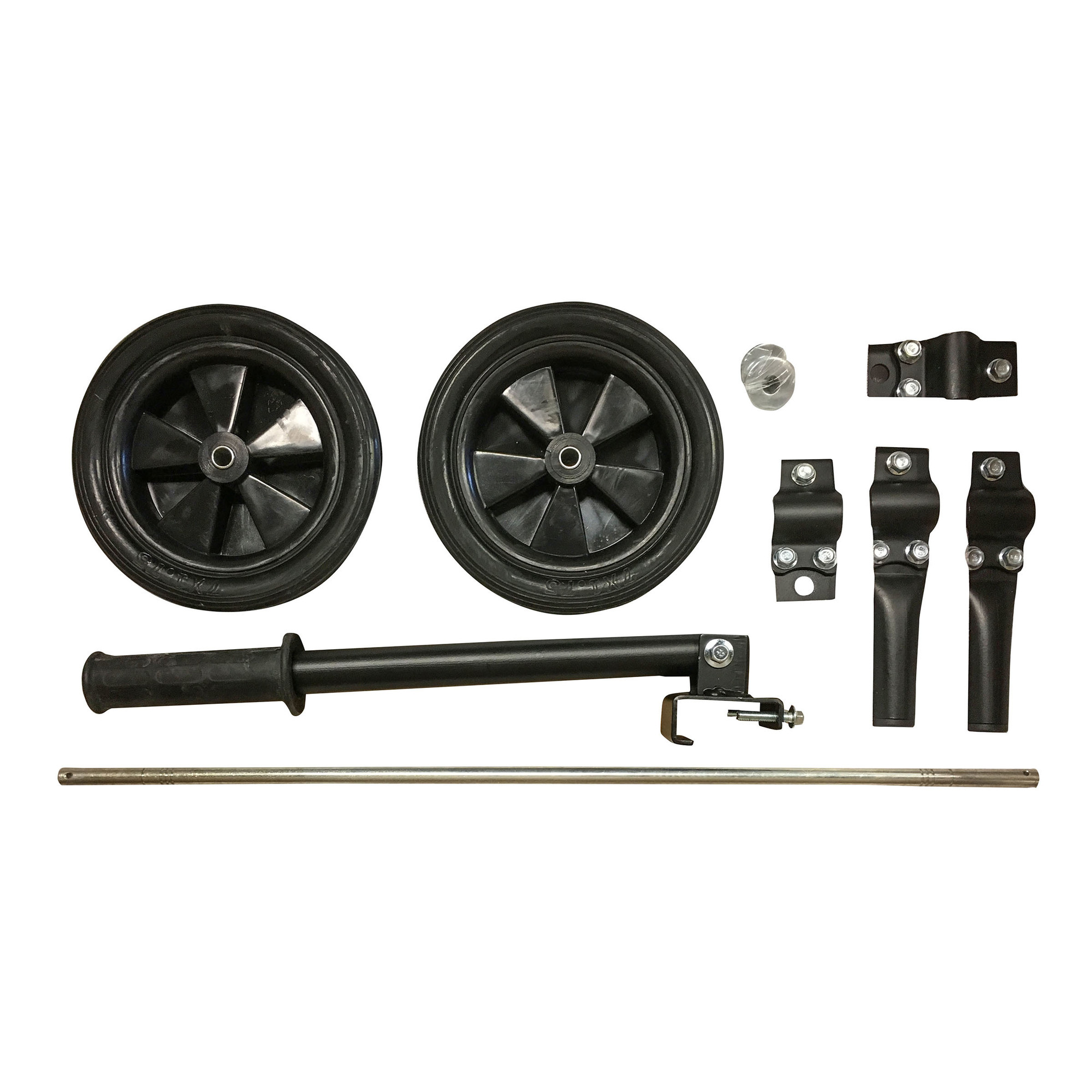 Sportsman, Generator Wheel Kit Assembly For 4000W Sportsman, Kit Includes two 7 inch wheels, center axle, center pull handl, Compatible With Sportsman