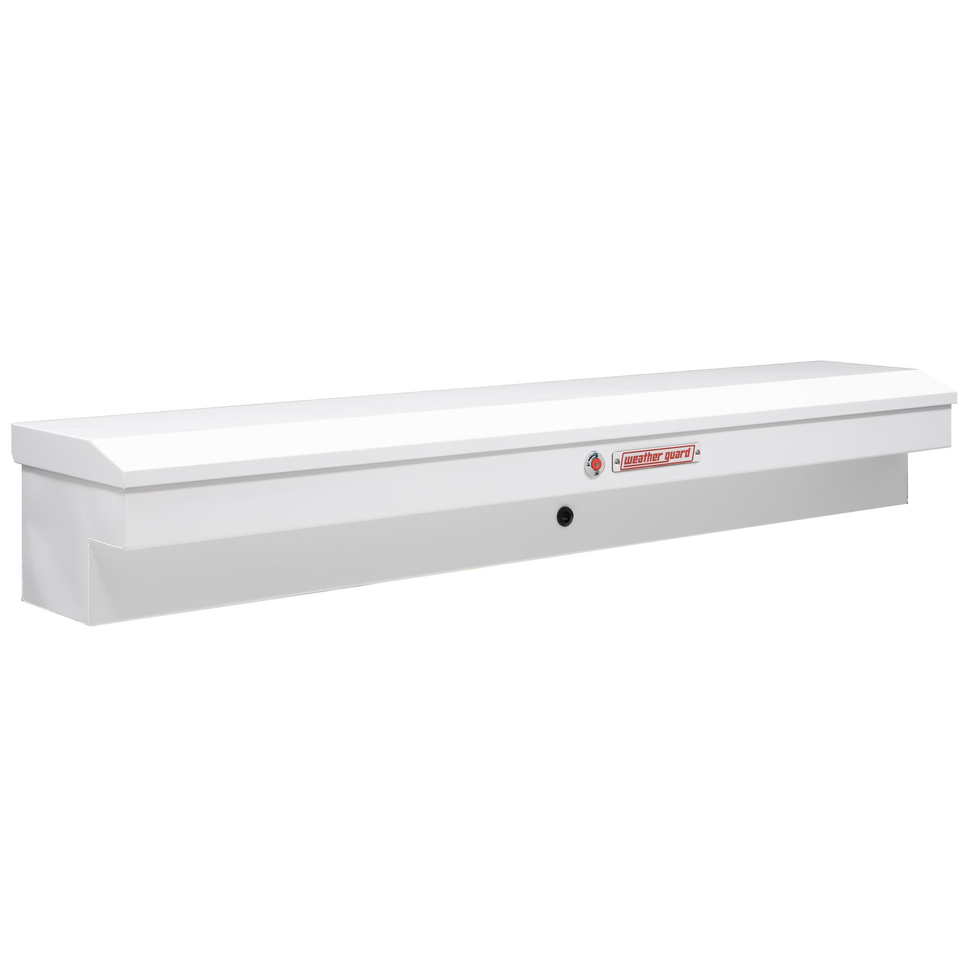 Weather Guard, 87Inch Lo-Side Box, Steel, White, Width 87 in, Material Steel, Color Finish Glossy White, Model 165-3-04