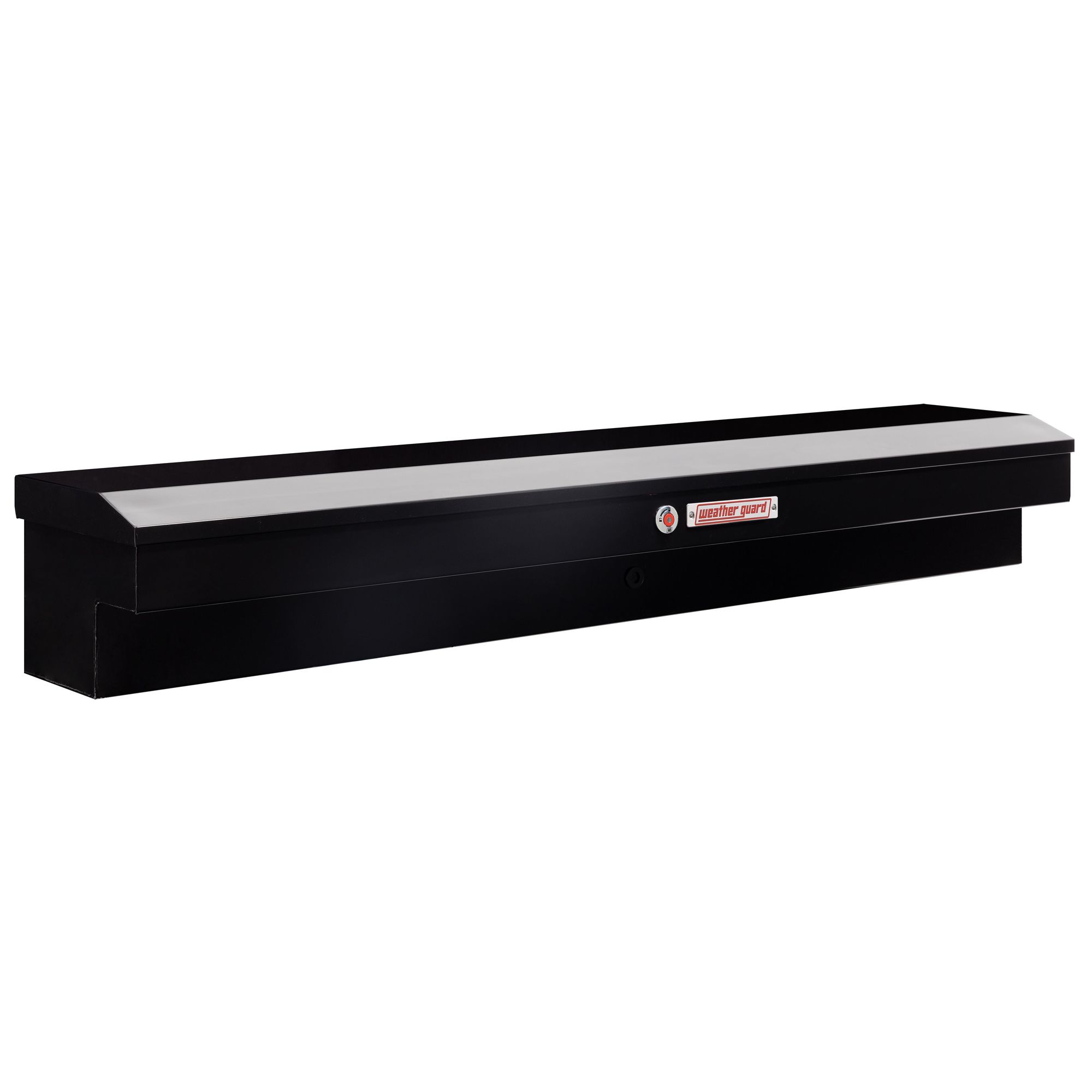 Weather Guard, 87Inch Lo-Side Box, Steel, Gloss Black, Width 87 in, Material Steel, Color Finish Gloss Black, Model 165-5-04