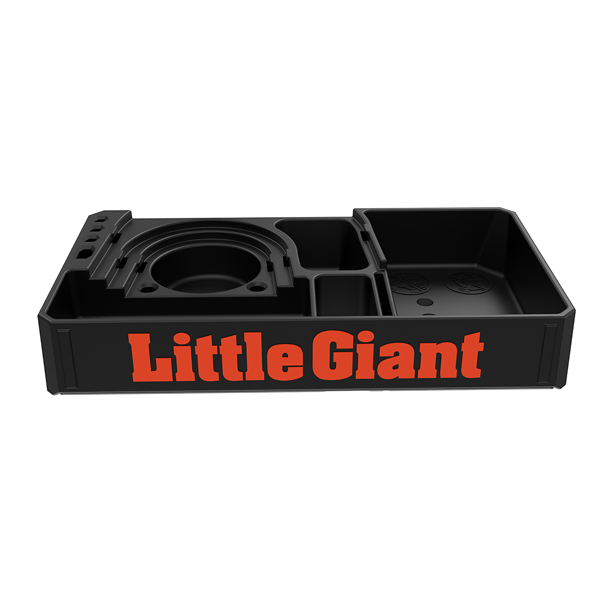 Little Giant Ladder, TOOL TRAY Installable Project Tray, Height 2 ft, Material Molded Plastic, Model 15047-002