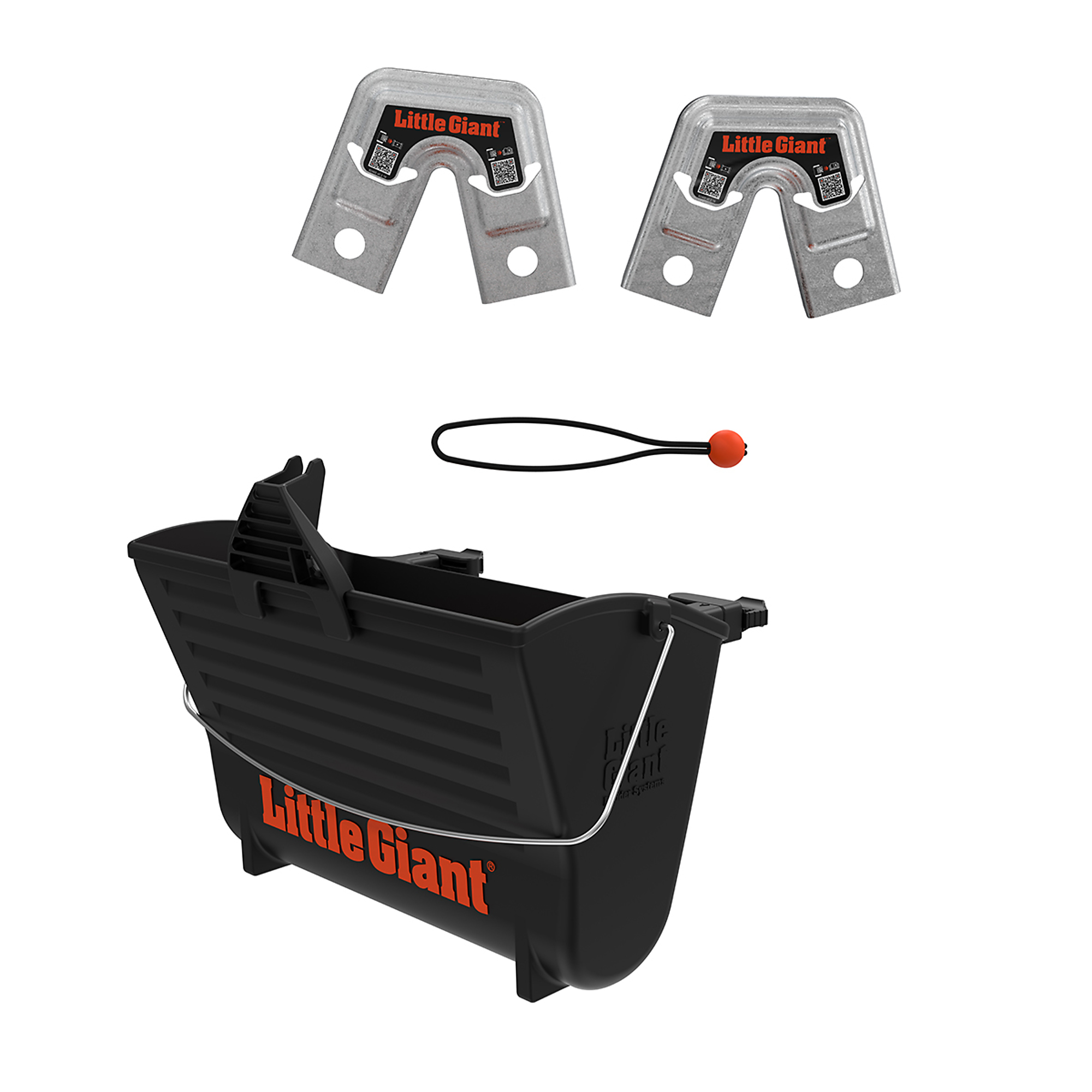 Little Giant Ladder, Accessory Pack: Fuel Tank and Trestle Brackets, Height 10.5 ft, Material Molded Plastic, Model 18960-001