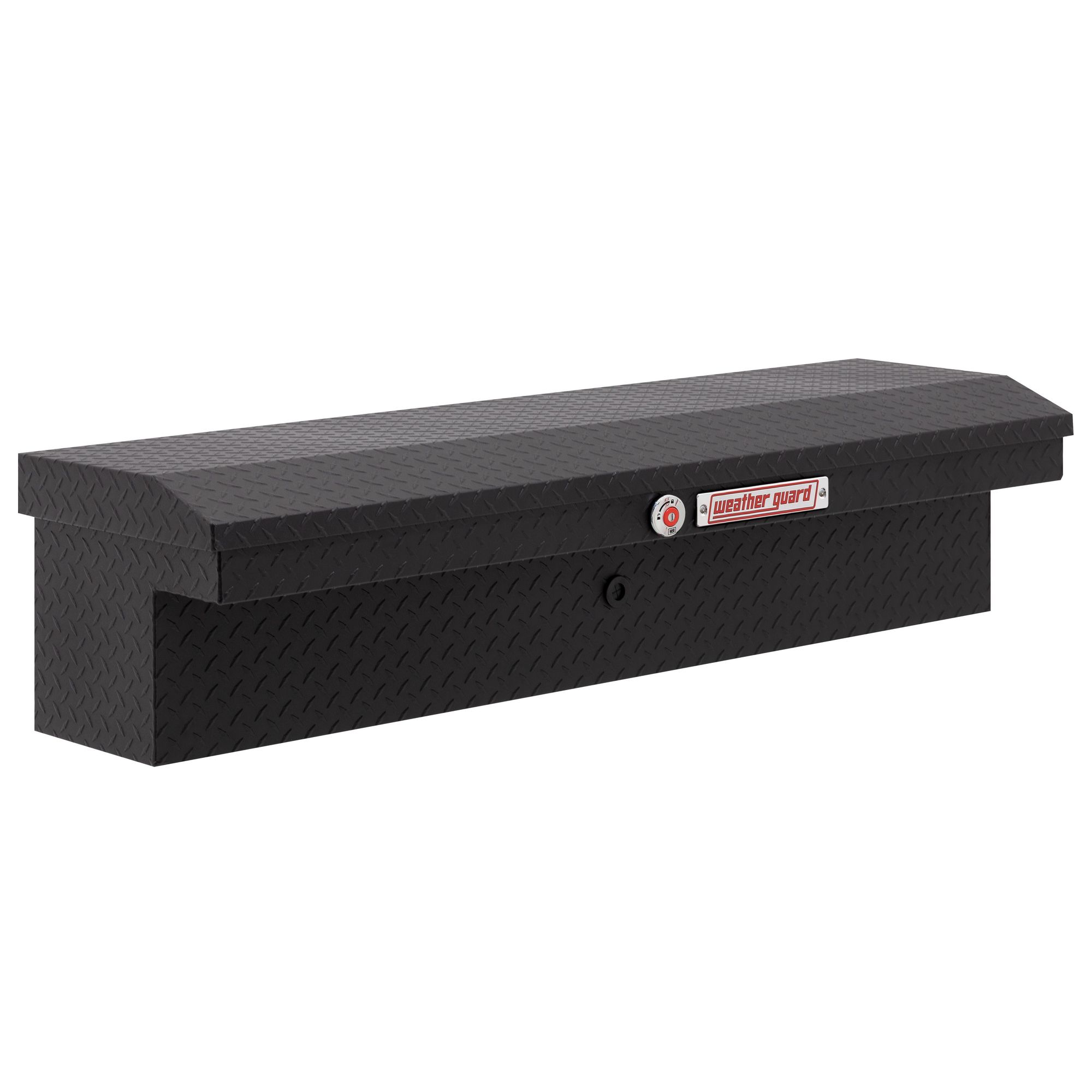 Weather Guard, 56Inch L Low Profile, Lo-Side Box, Width 56 in, Material Aluminum, Color Finish Textured Matte Black, Model 178-52-04