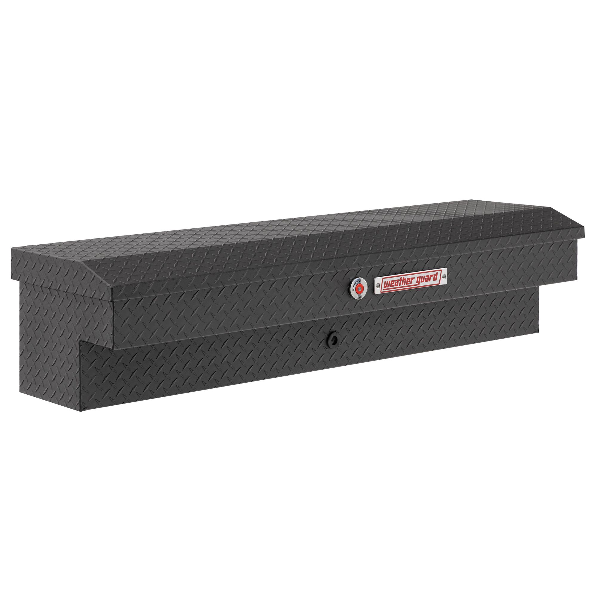 Weather Guard, 56Inch L Lo-Side Box, Width 56 in, Material Aluminum, Color Finish Textured Matte Black, Model 174-52-04