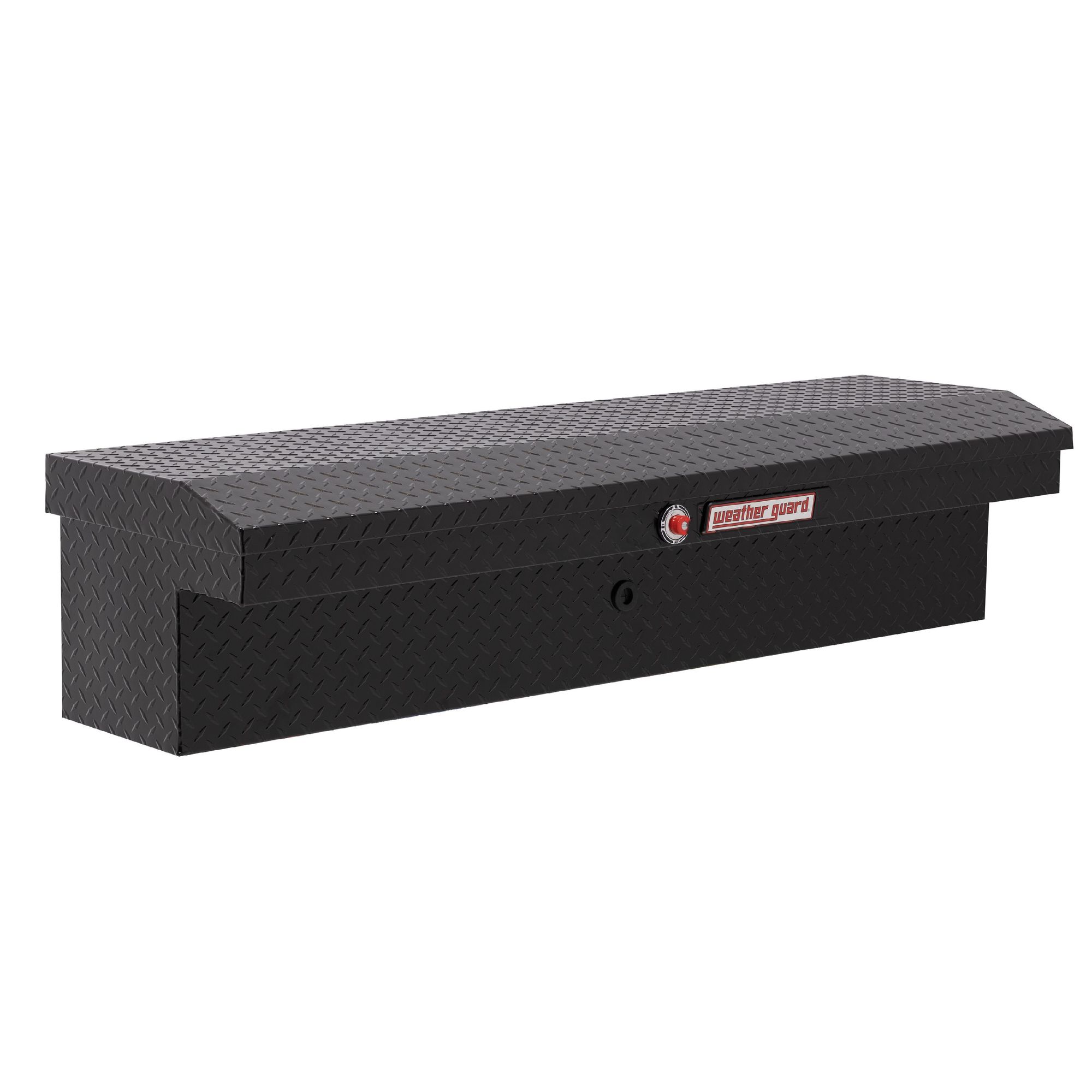 Weather Guard, 56Inch L Low Profile, Lo-Side Box, Width 56 in, Material Aluminum, Color Finish Gloss Black, Model 178-5-04
