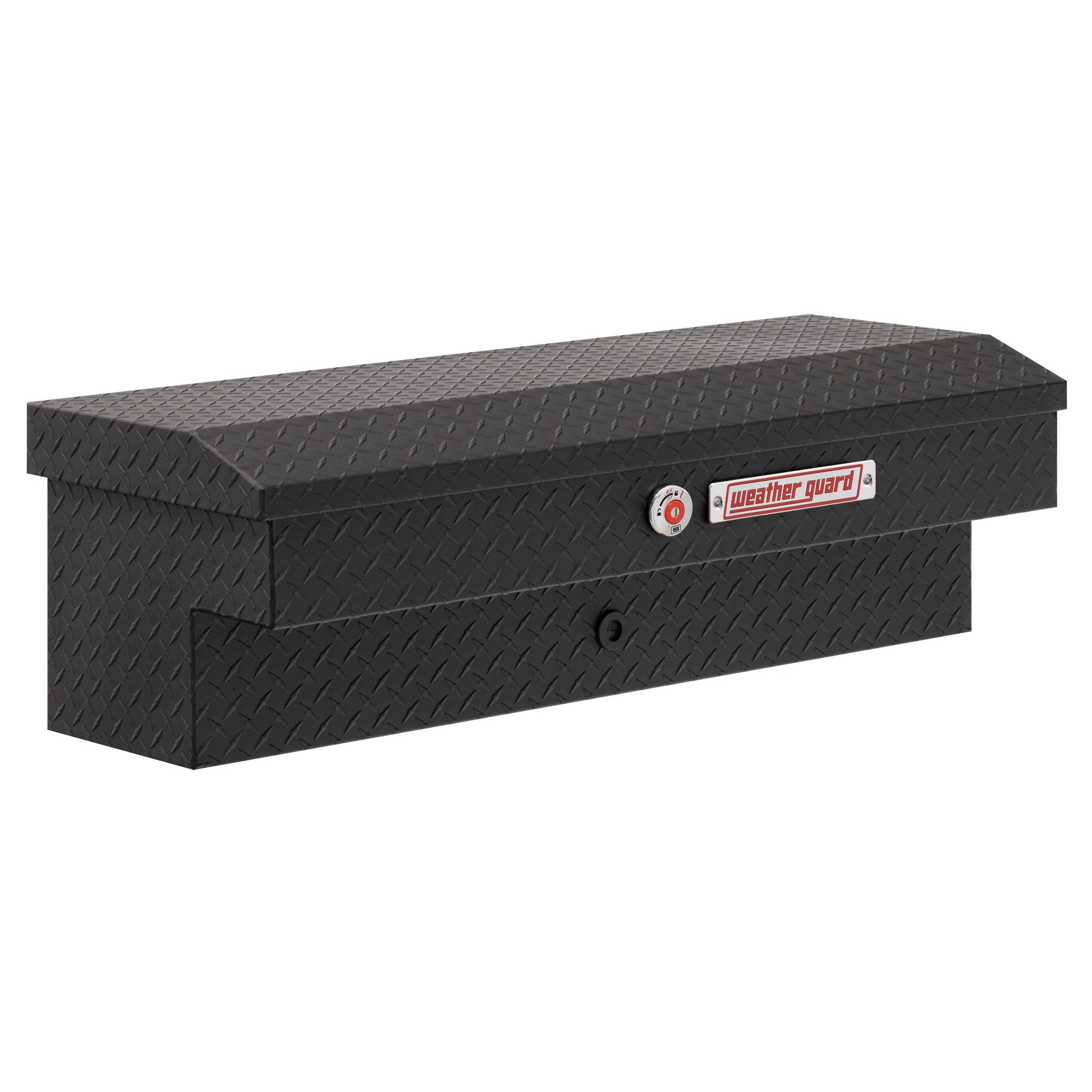 Weather Guard, 41Inch L Lo-Side Box, Width 41 in, Material Aluminum, Color Finish Textured Matte Black, Model 184-52-04