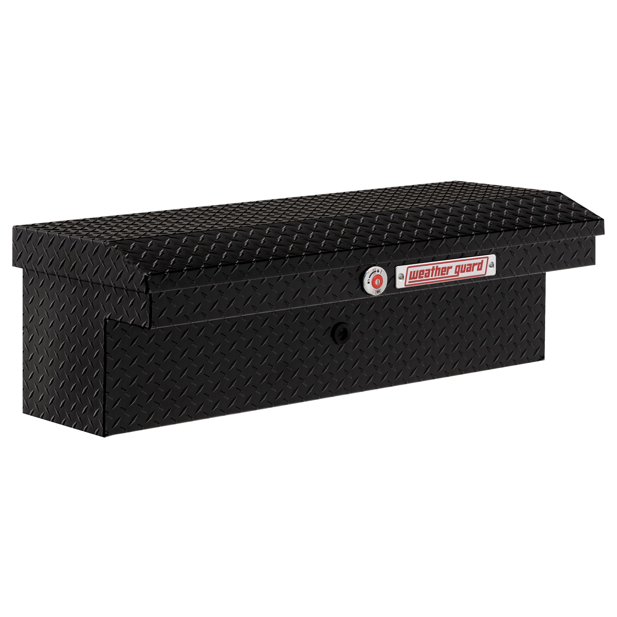 Weather Guard, 41Inch L Low Profile, Lo-Side Box, Width 41 in, Material Aluminum, Color Finish Gloss Black, Model 180-5-04