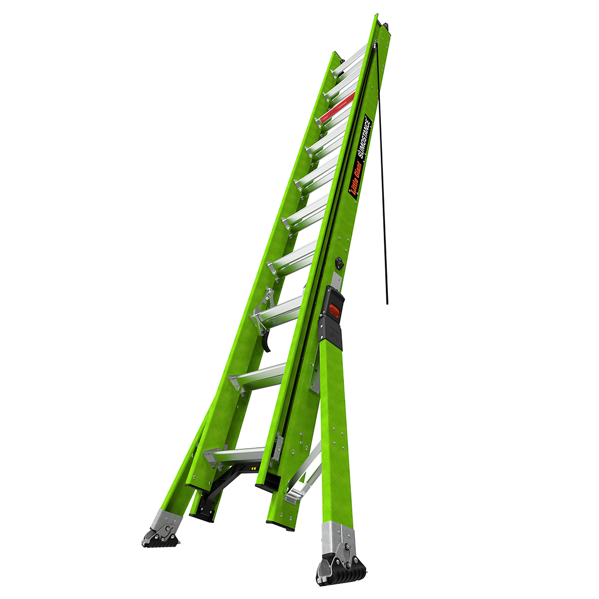 Little Giant Ladder, SUMOSTANCE 20 375lb Ext Ladder GROUND CUE/ClimbAng, Height 20 ft, Capacity 375 lb, Material Fiberglass, Model 17220