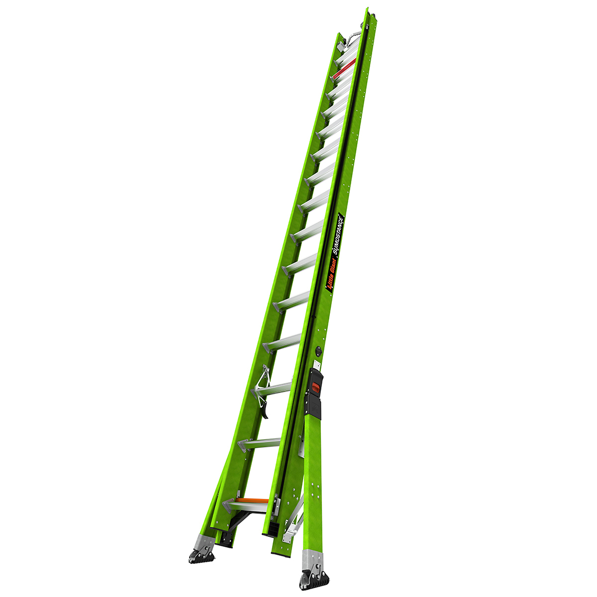 Little Giant Ladder, SUMOSTANCE 32ft. 375lb Ext Ladder GC VBAR SURESET Ft, Height 32 ft, Capacity 375 lb, Material Fiberglass, Model 17232-186