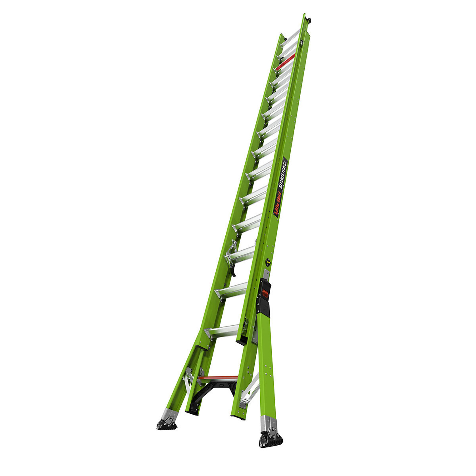 Little Giant Ladder, SUMOSTANCE 28 375lb Ext Ladder GROUND CUE/ClimbAng, Height 28 ft, Capacity 375 lb, Material Fiberglass, Model 17228