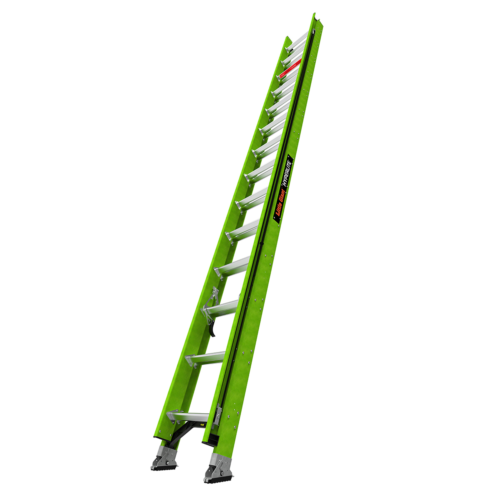 Little Giant Ladder, HYPERLITE 28ft. 300 lb Fiberglass Extension Ladder, Height 28 ft, Capacity 300 lb, Material Fiberglass, Model 18728