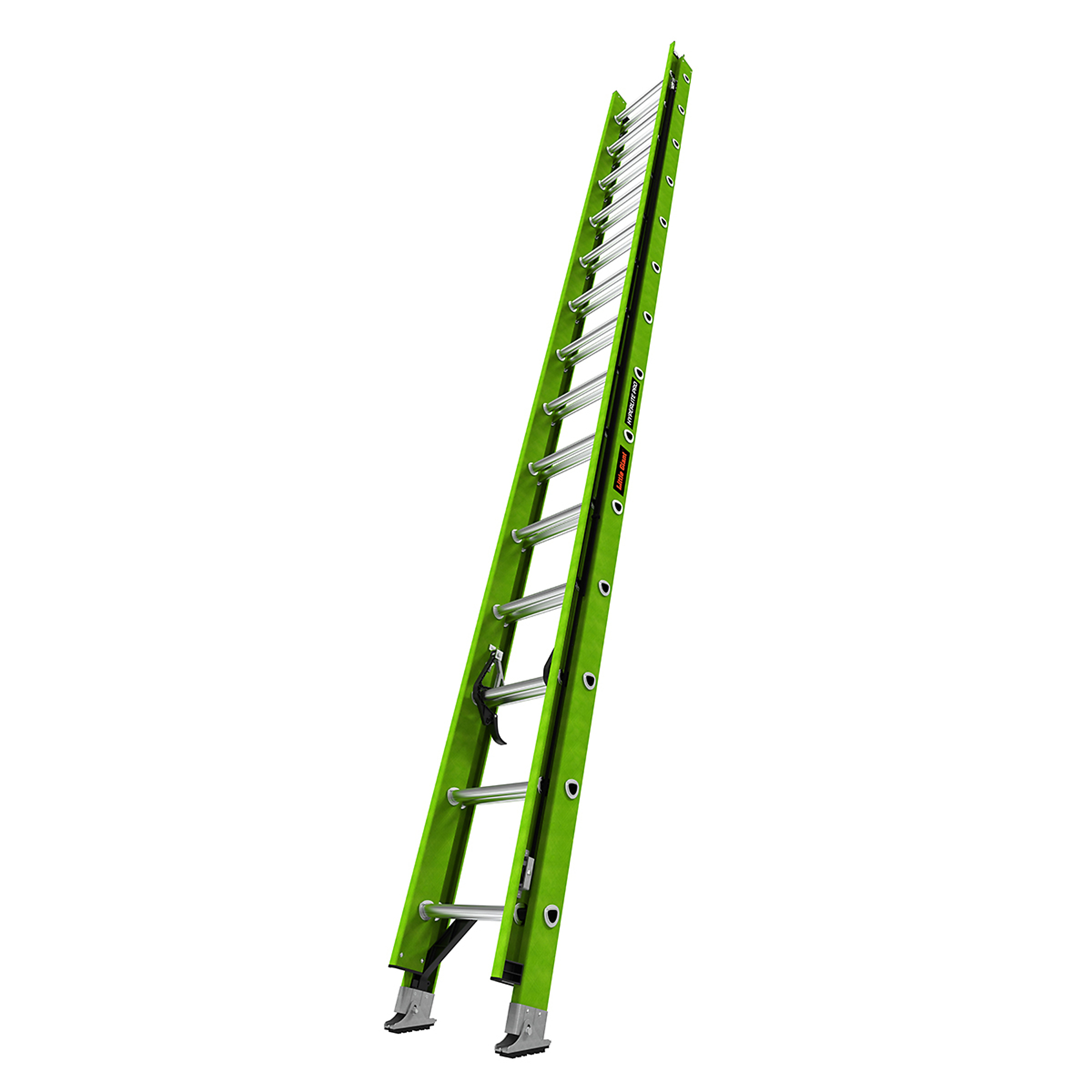 Little Giant Ladder, HL PRO,28ft.,1A,DRCT SWG FG LDDRCPSPLCRD, Height 28 ft, Capacity 300 lb, Material Fiberglass, Model 11228