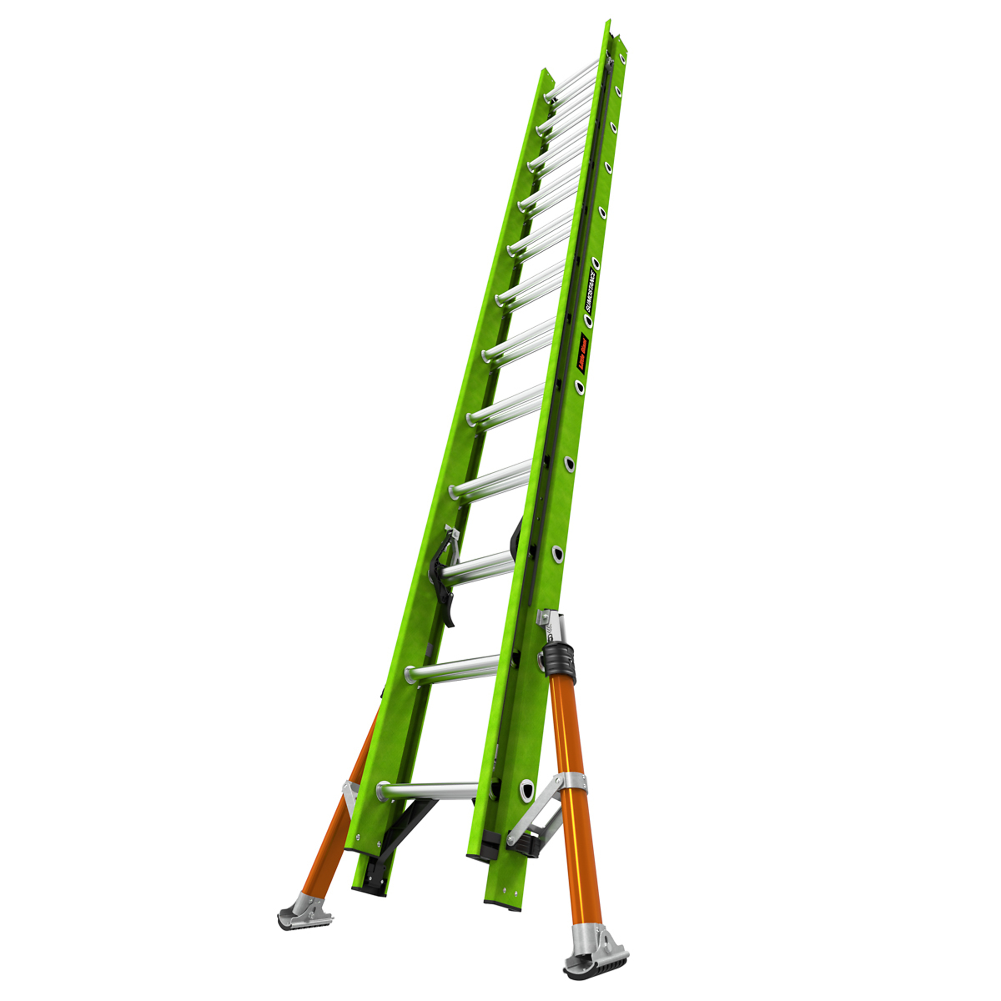 Little Giant Ladder, SUMO PRO,24ft.,1A,DRCT SWG FG-CPSPLCRD, Height 24 ft, Capacity 300 lb, Material Fiberglass, Model 11324