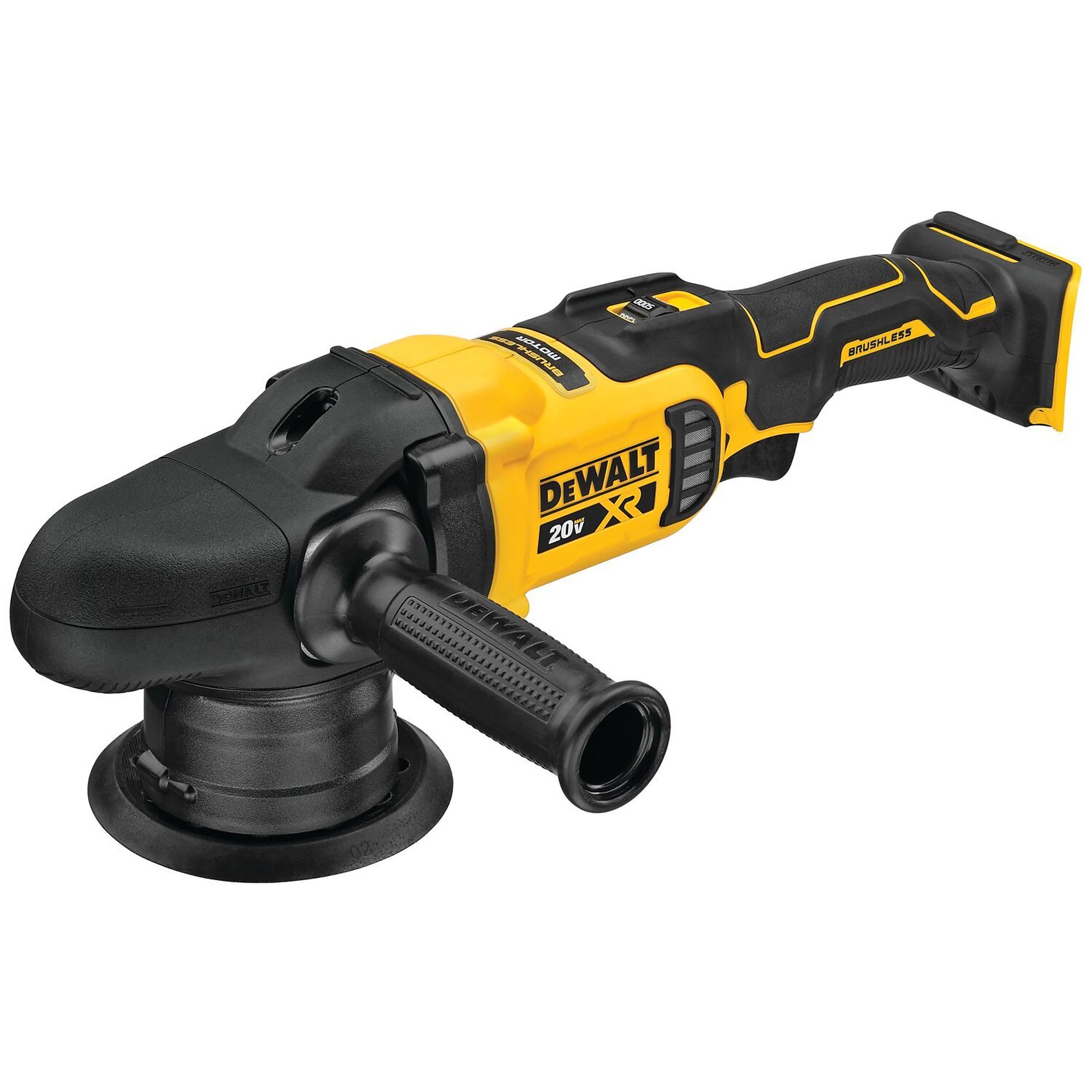 DEWALT, 20V MAX 5Inch Cordless Var-Speed Orbital Polisher, Volts 20 Pad Size 5 in, Model DCM848B