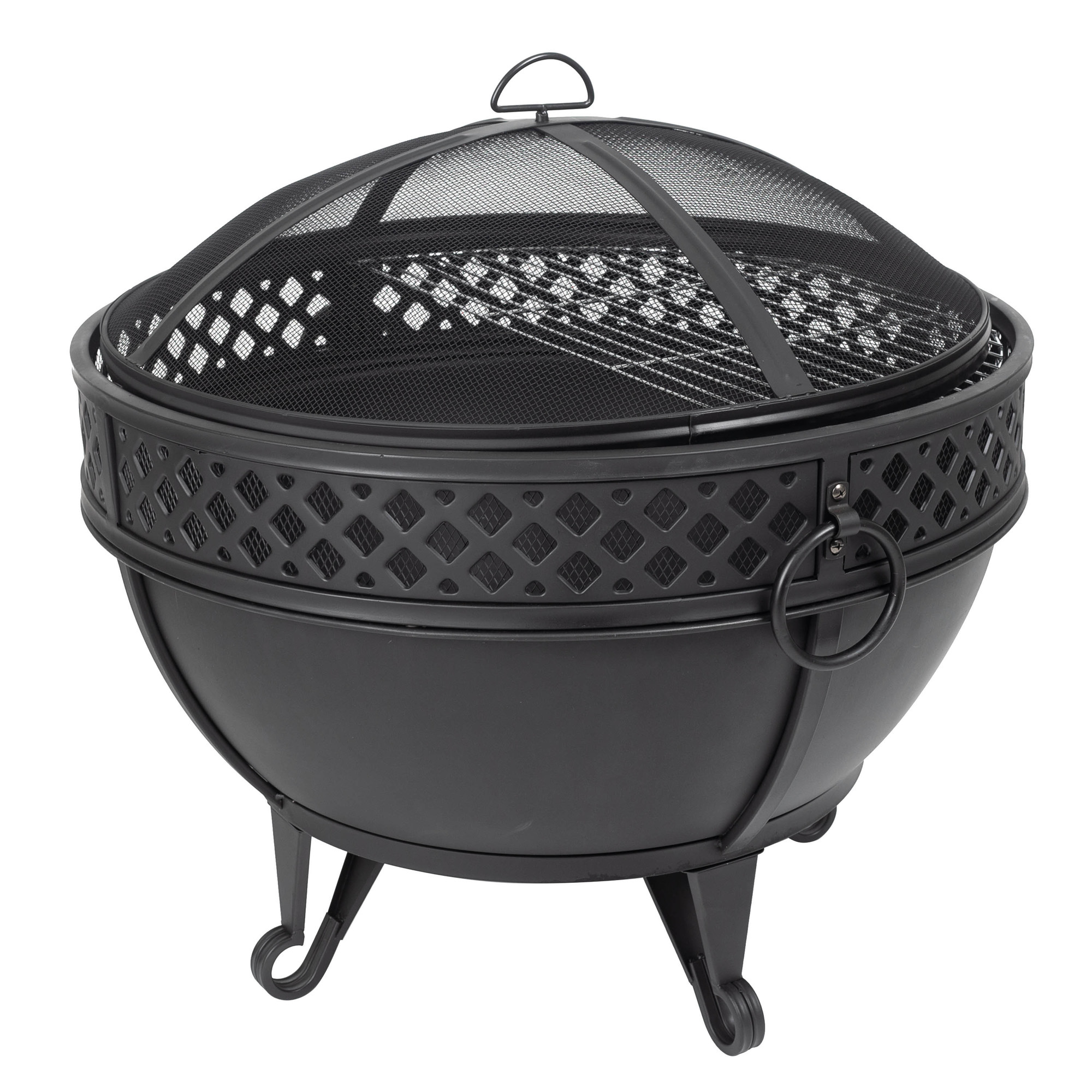 Pleasant Hearth, Gable 27Inch Fire Pit, Fuel Type Wood, Material Carbon Steel, Model OFW003R