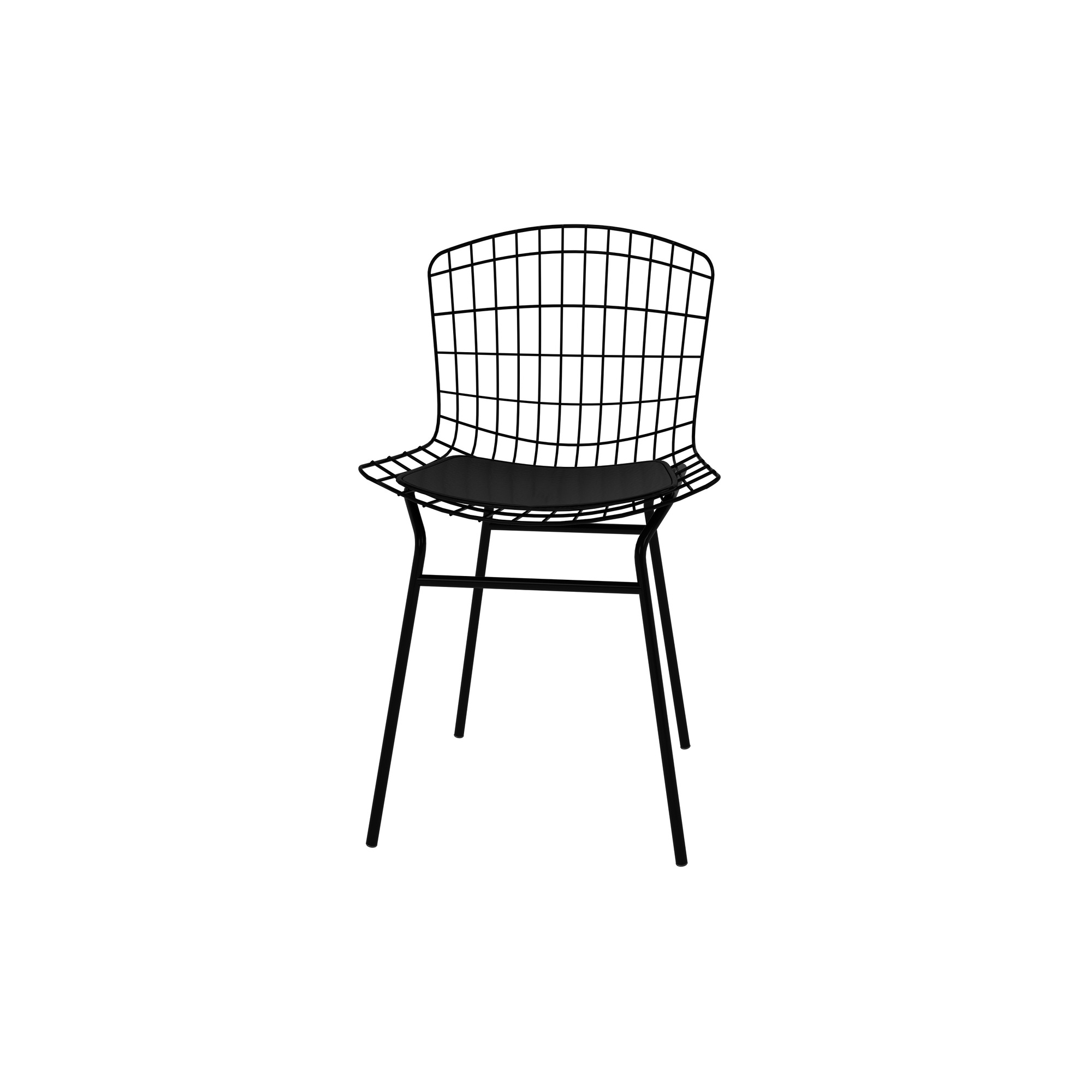 Manhattan Comfort, Madeline Chair with Seat Cushion in Black, Primary Color Black, Included (qty.) 1 Model 197AMC