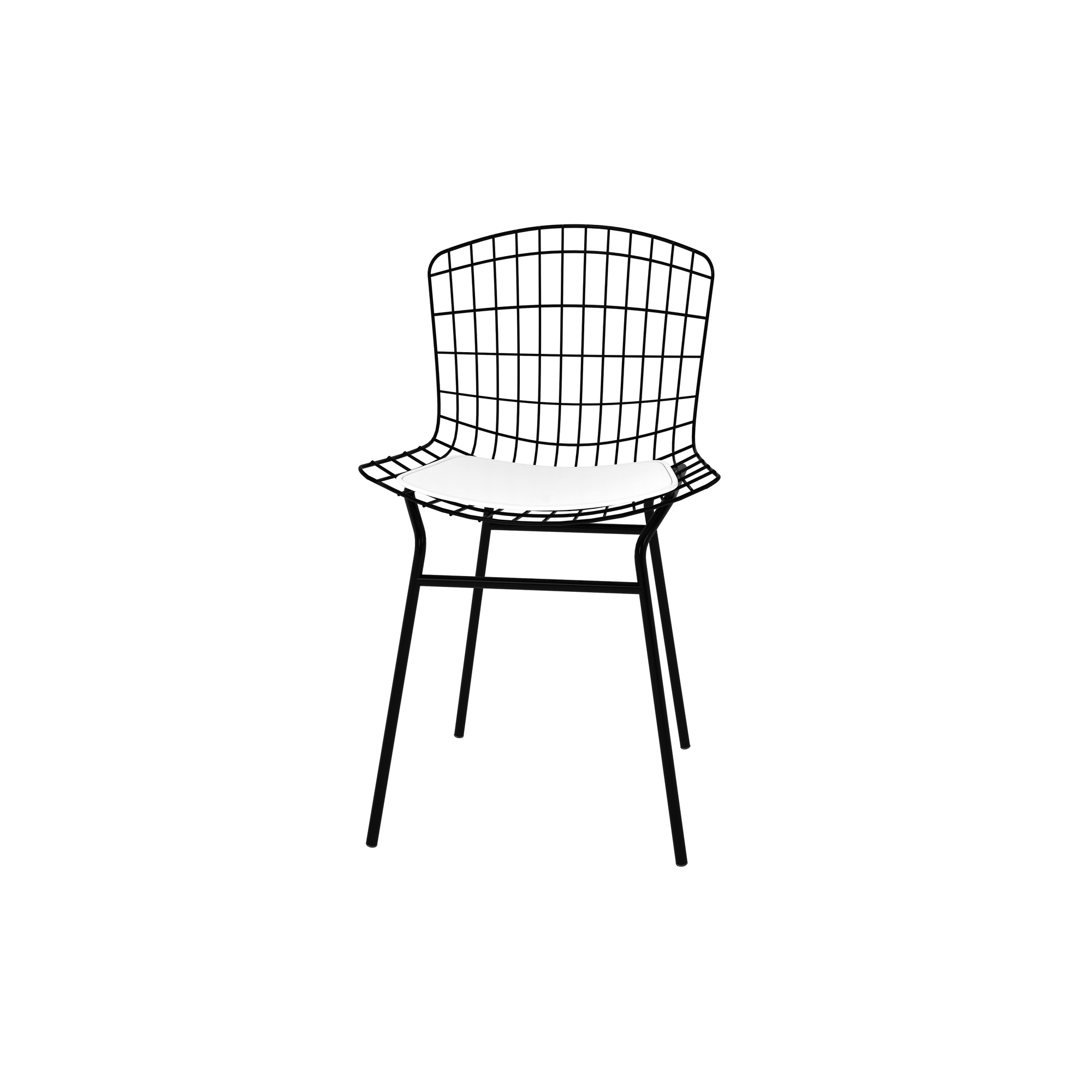 Manhattan Comfort, Madeline Chair with Seat Cushion Black and White, Primary Color Black, Included (qty.) 1 Model 197AMC